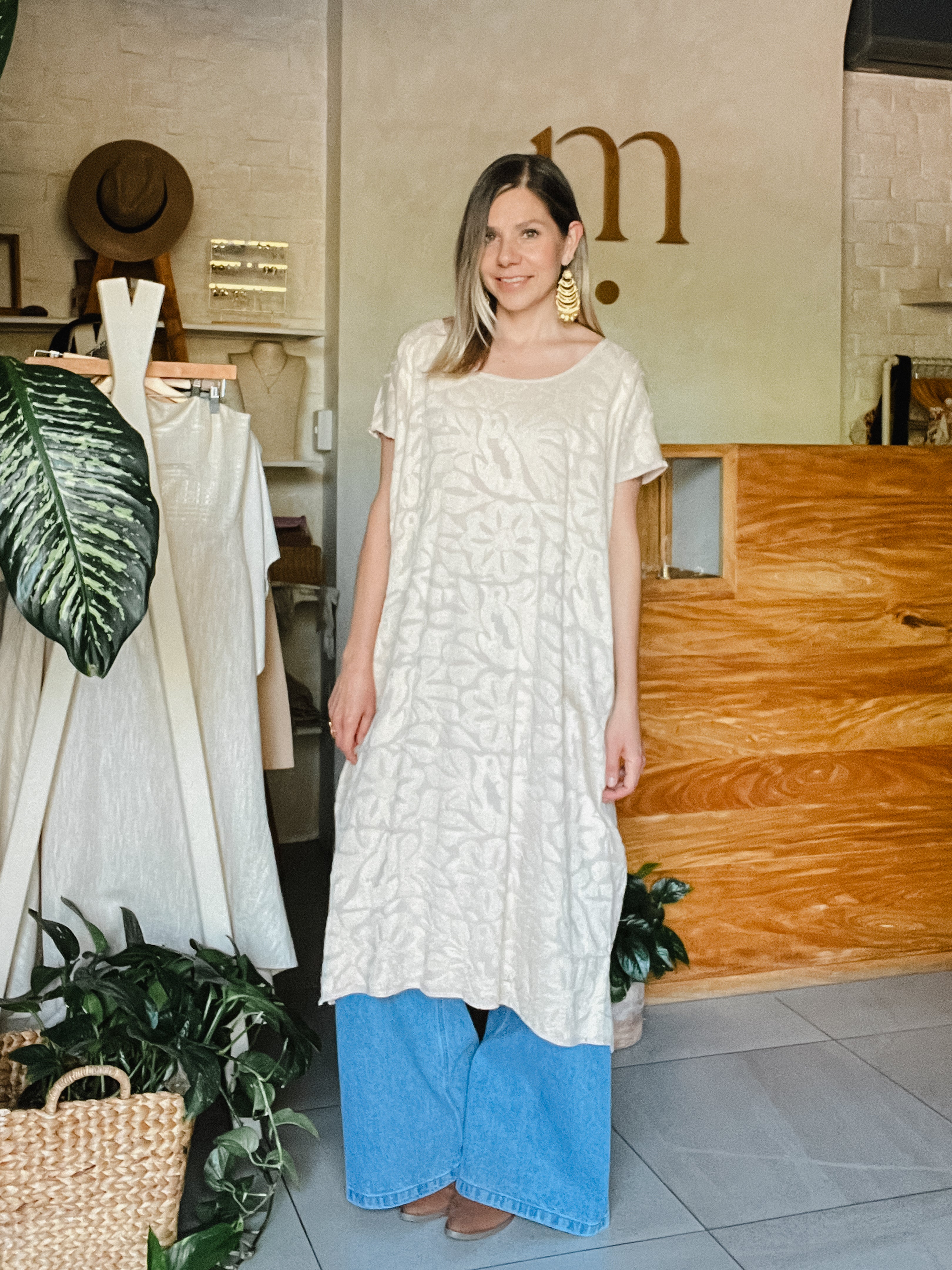 Huipil Jalapa Nude/Bone