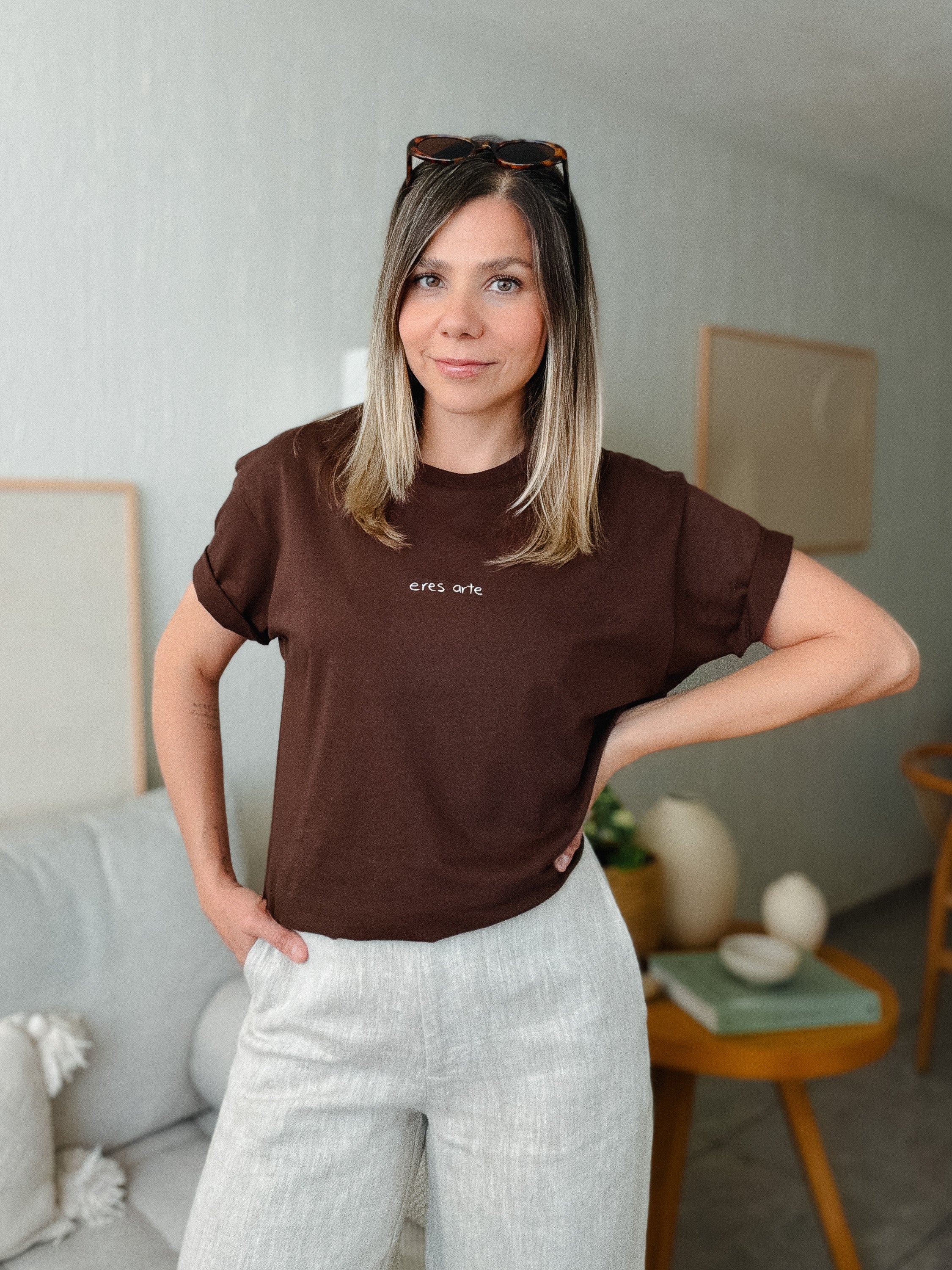 Playera Eres Arte Chocolate