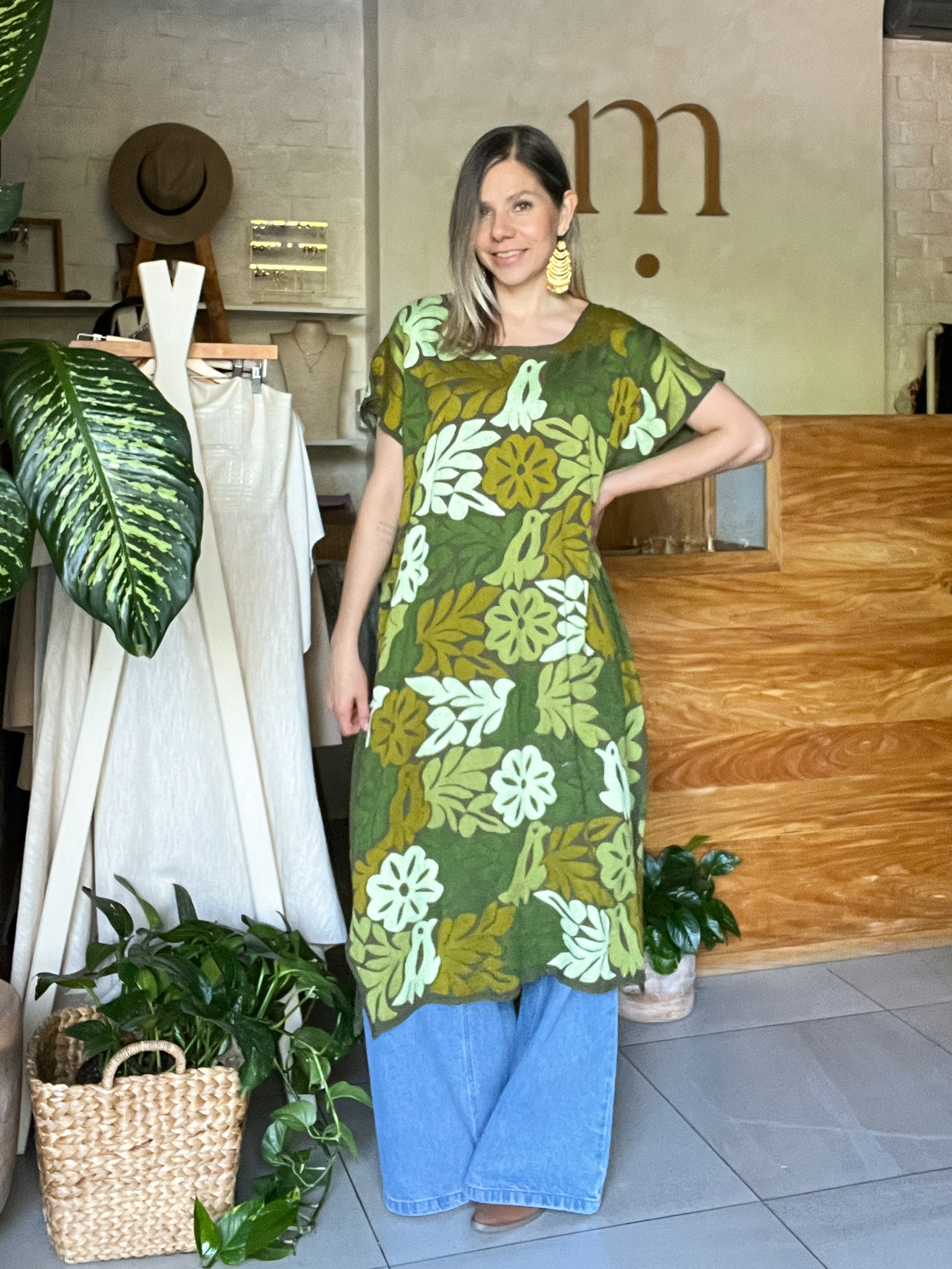 Huipil Jalapa Nude/Bone