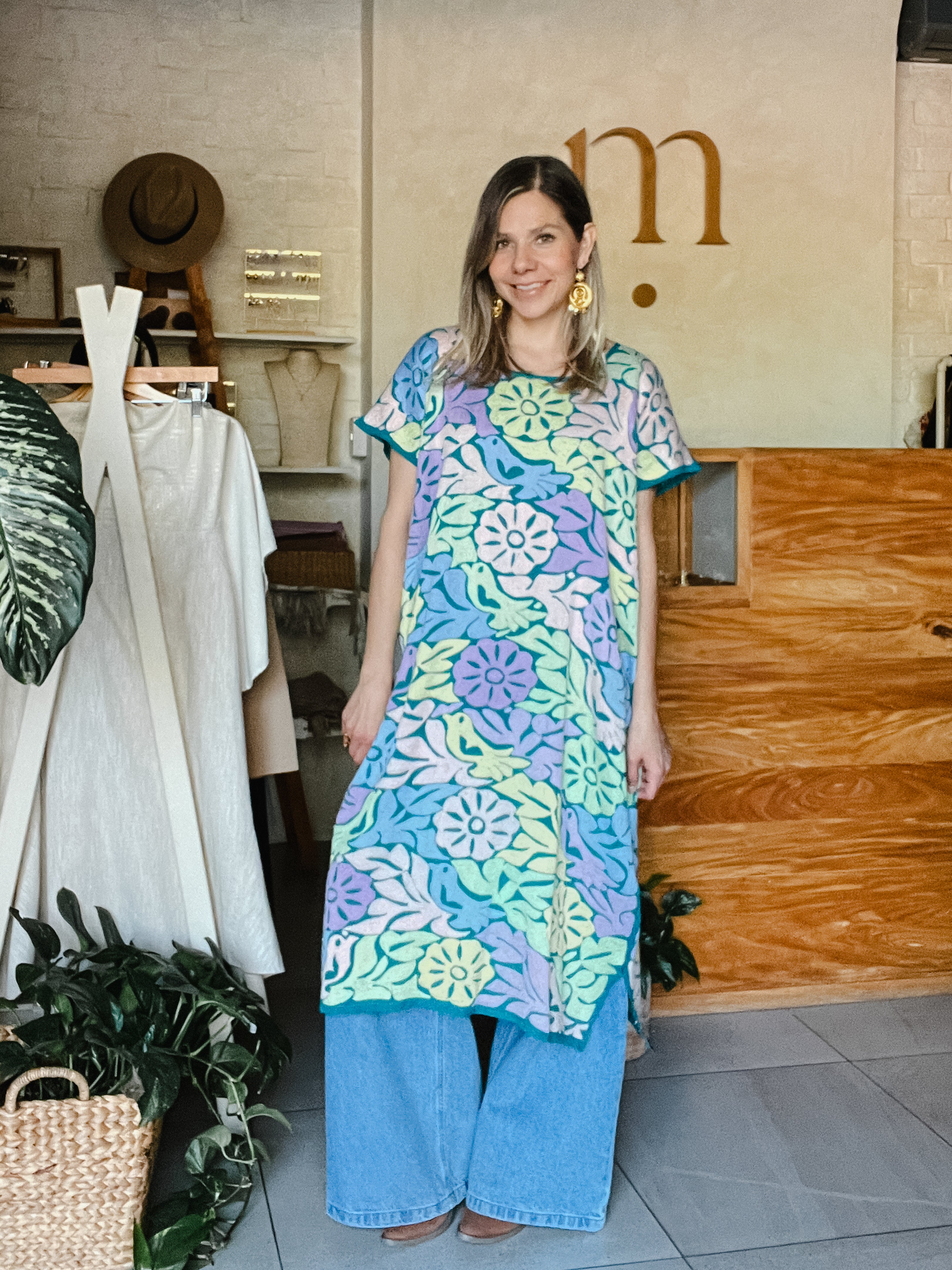 Huipil Jalapa Nude/Bone