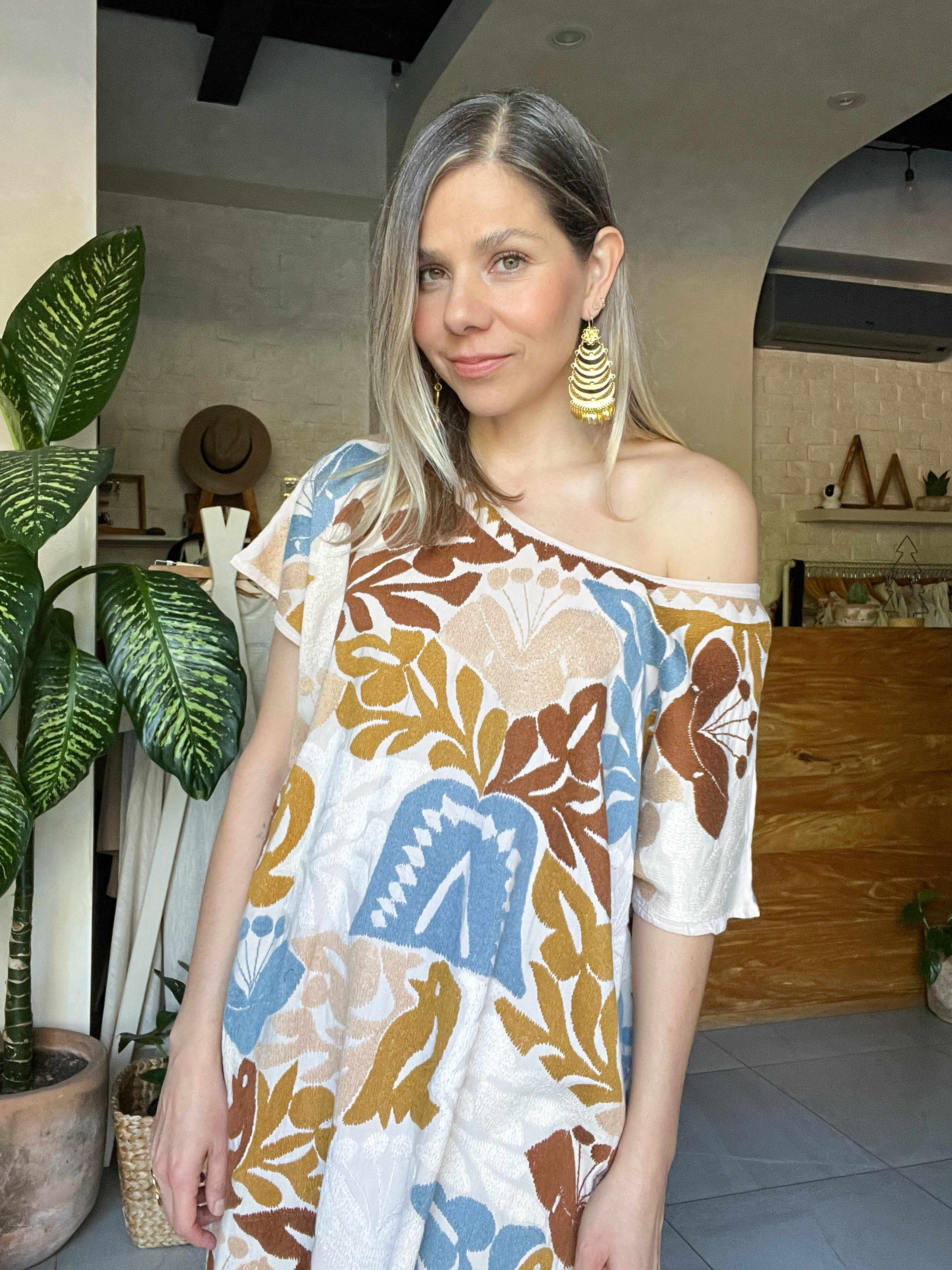 Huipil Jalapa Nude/Bone