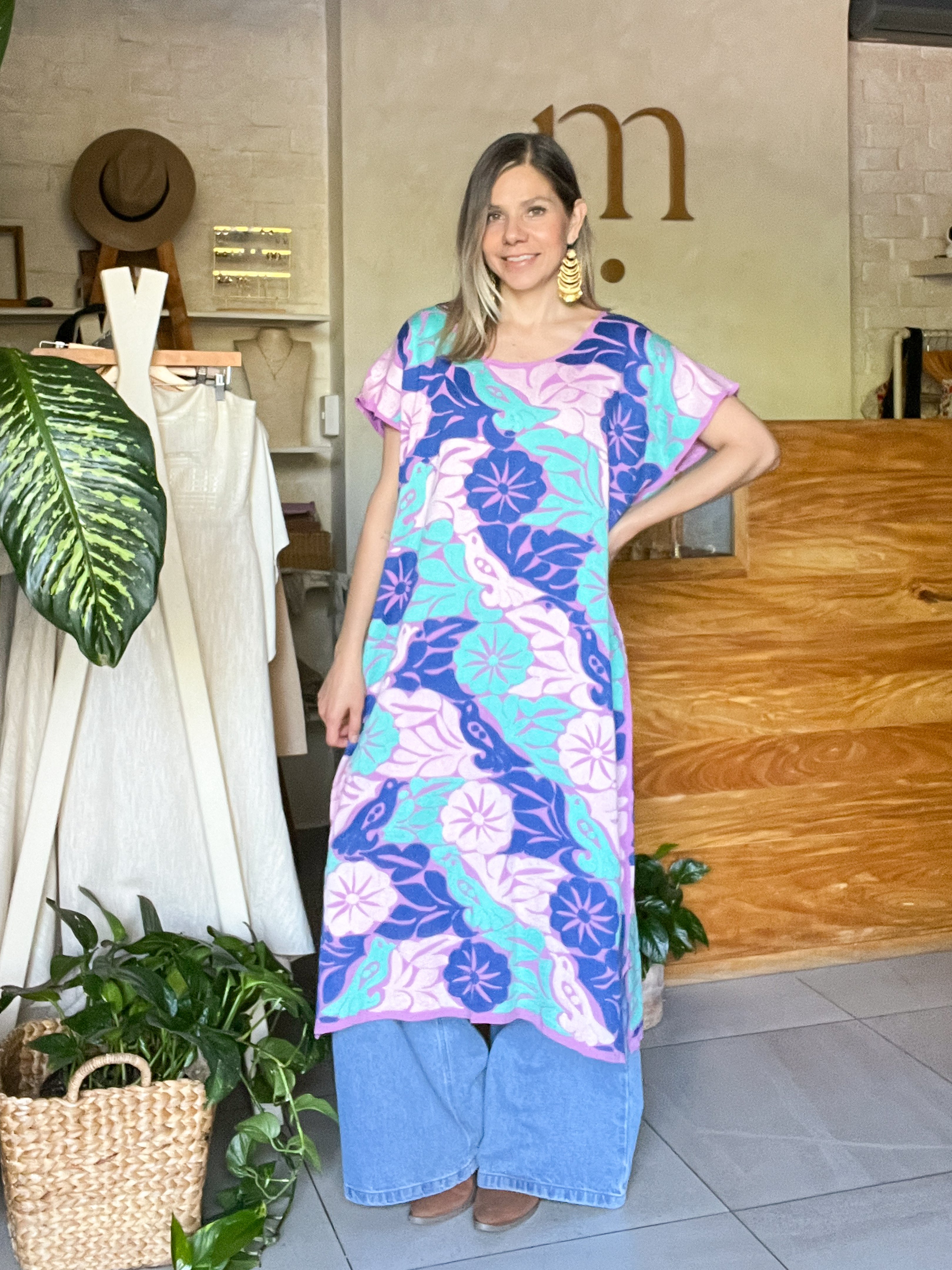 Huipil Jalapa Nude/Bone