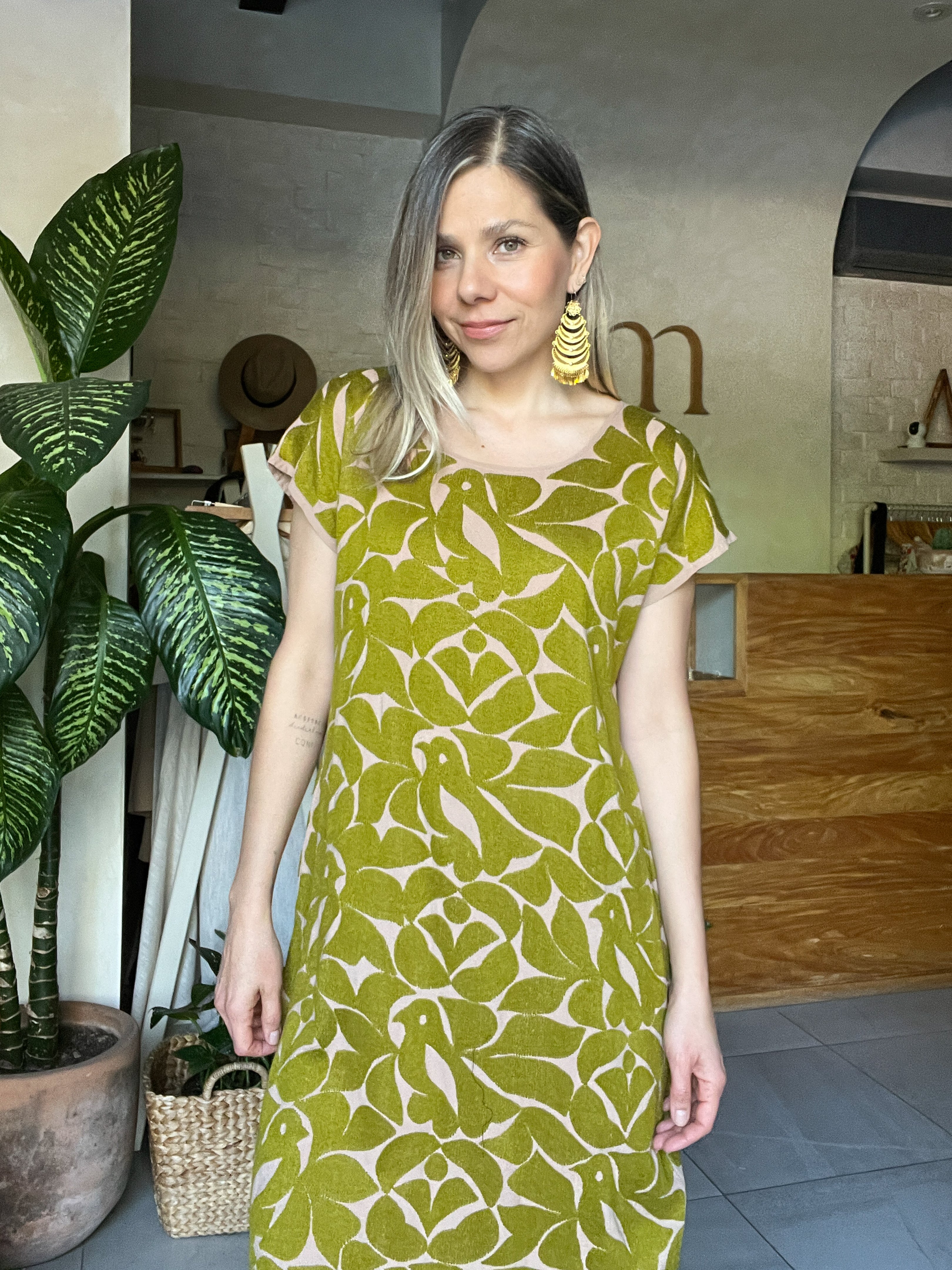 Huipil Jalapa Nude/Bone