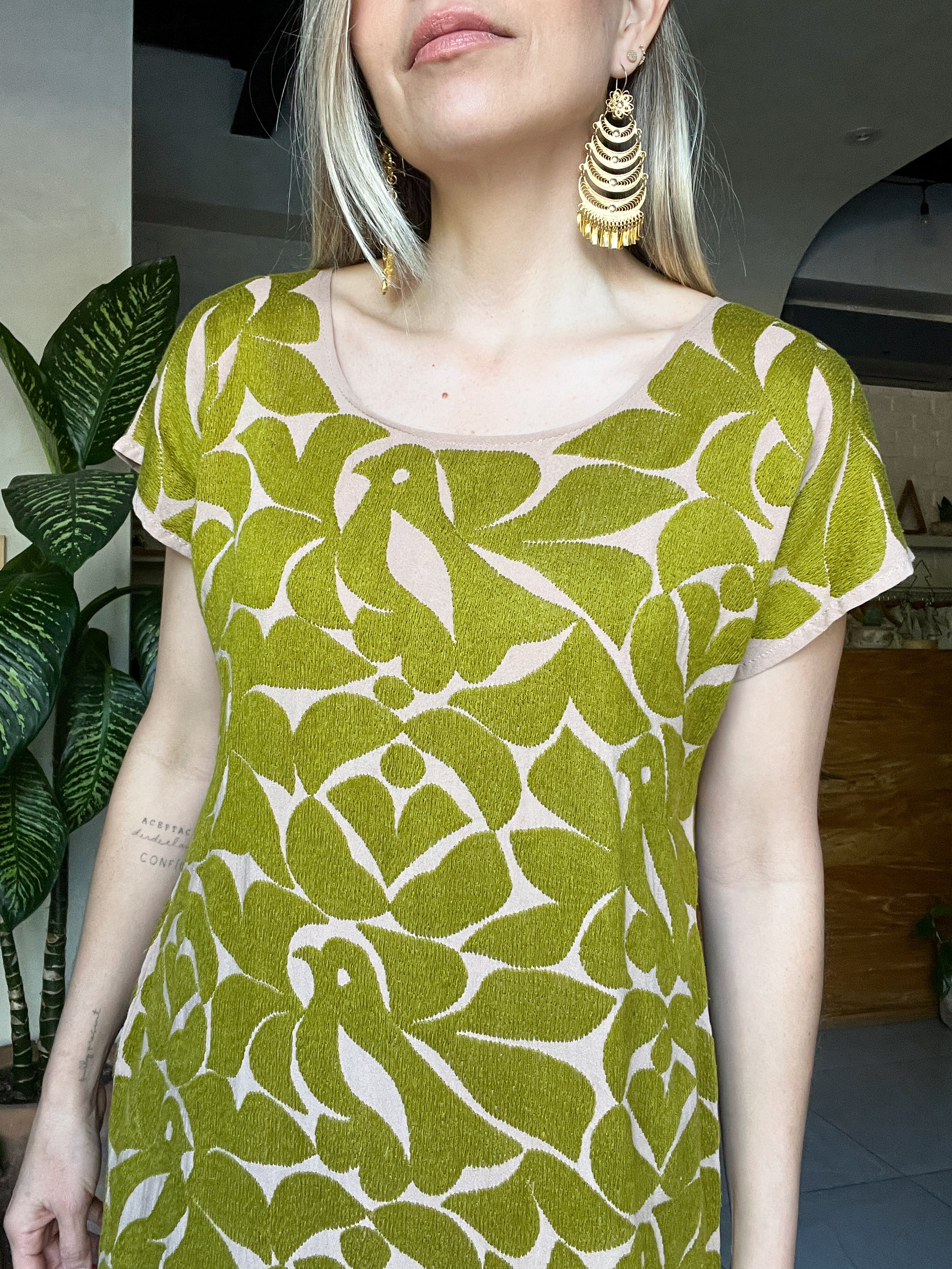 Huipil Jalapa Nude/Bone