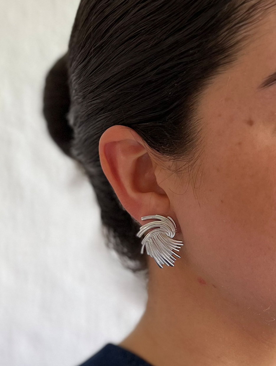 Aretes Rehilete Plata J12