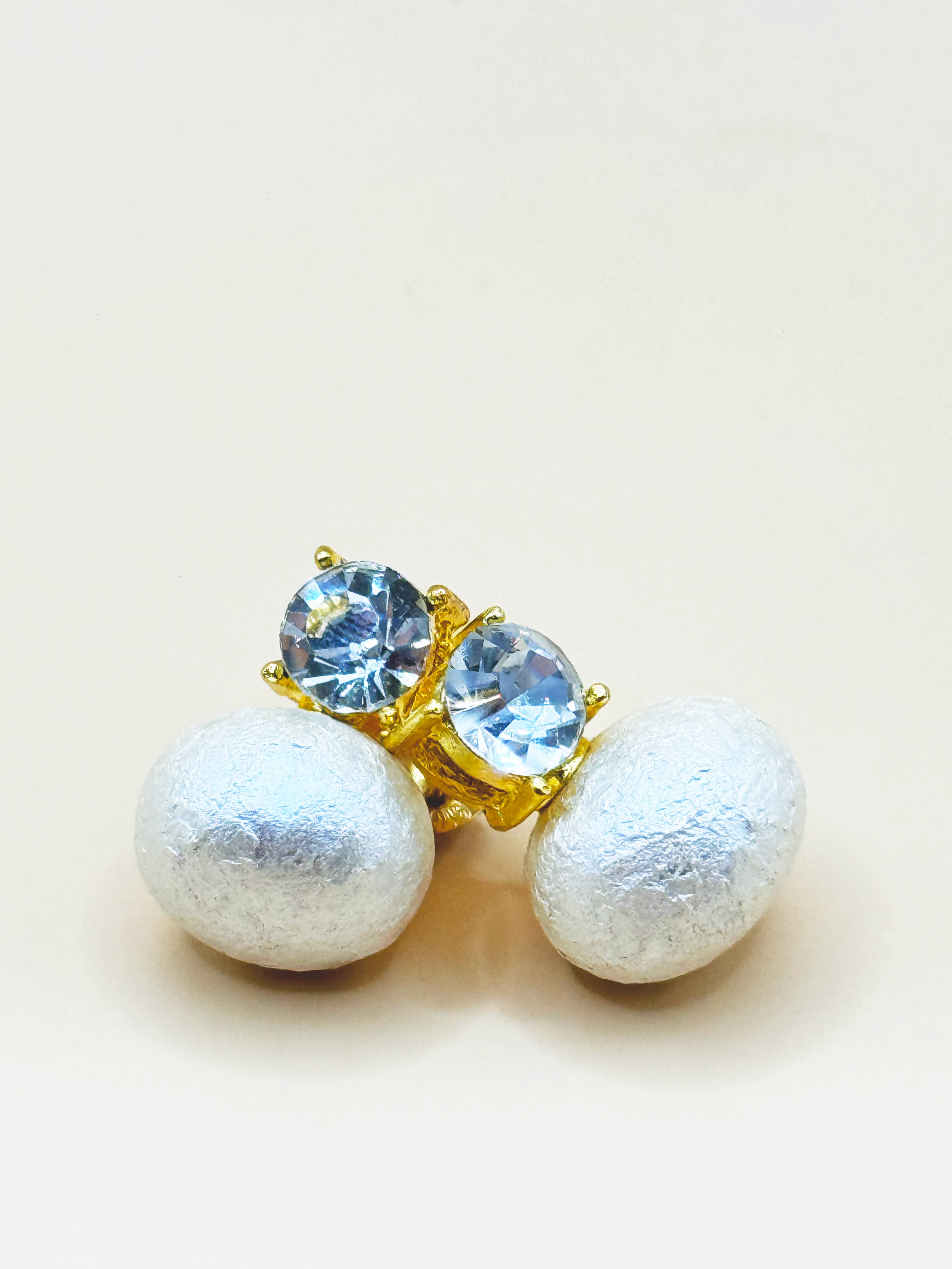 Arete Perla Blanco N137