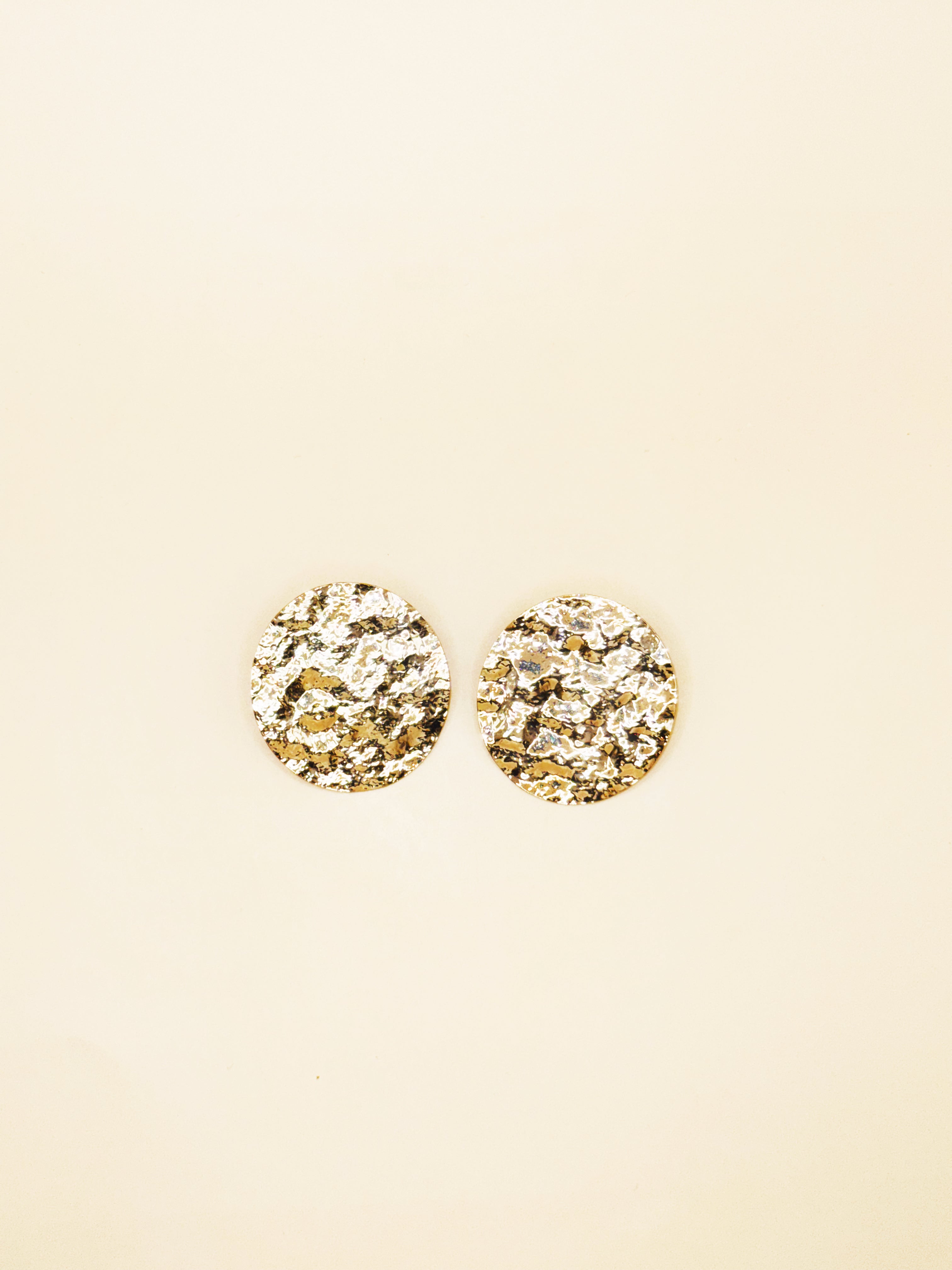 Aretes Círculo Dorado Grandes L38