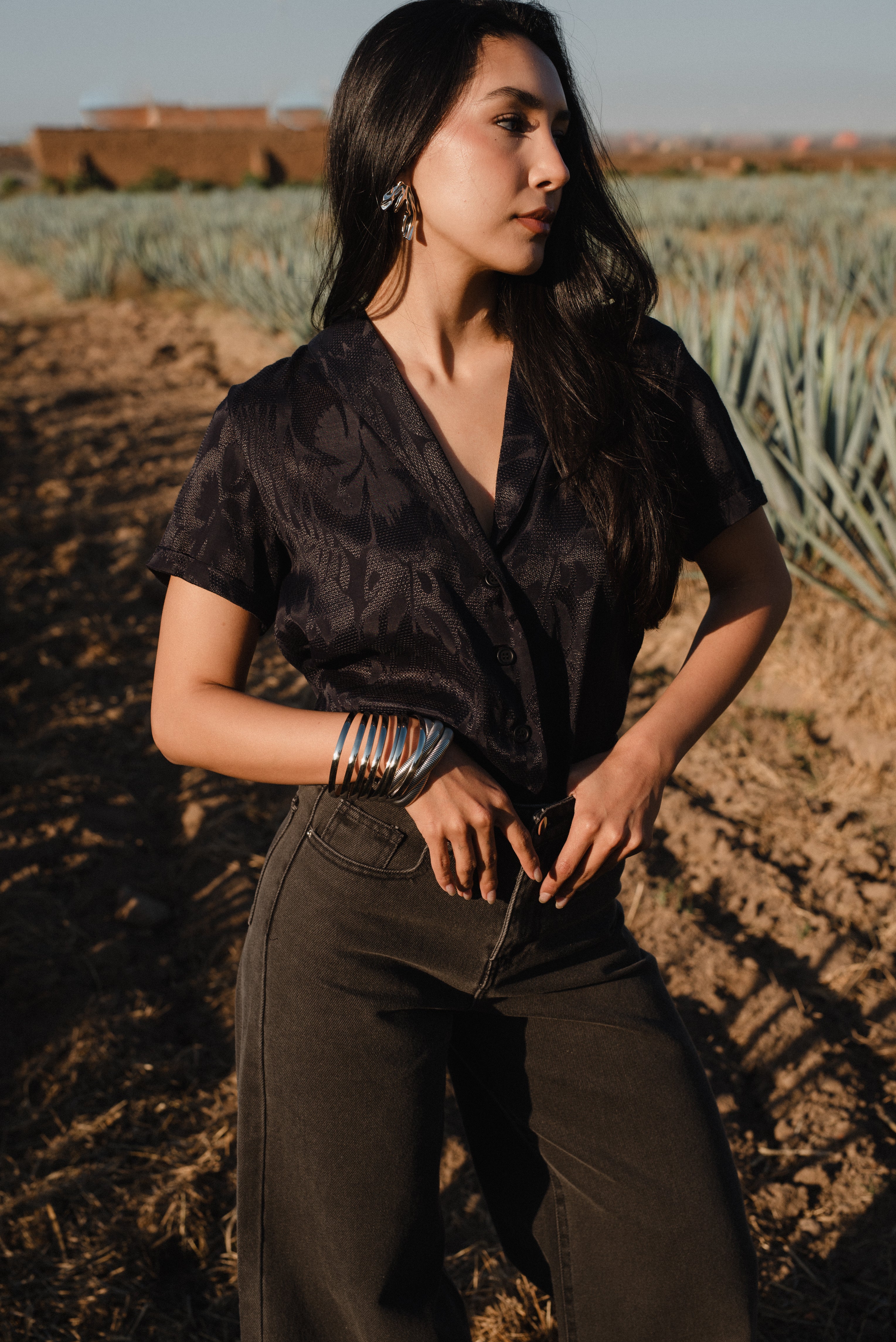 Blusa Hilo en Flor