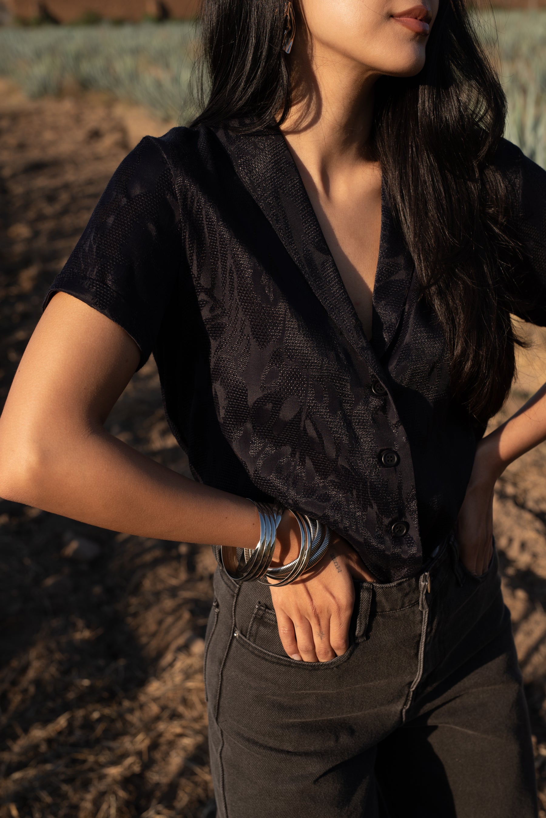 Blusa Hilo en Flor