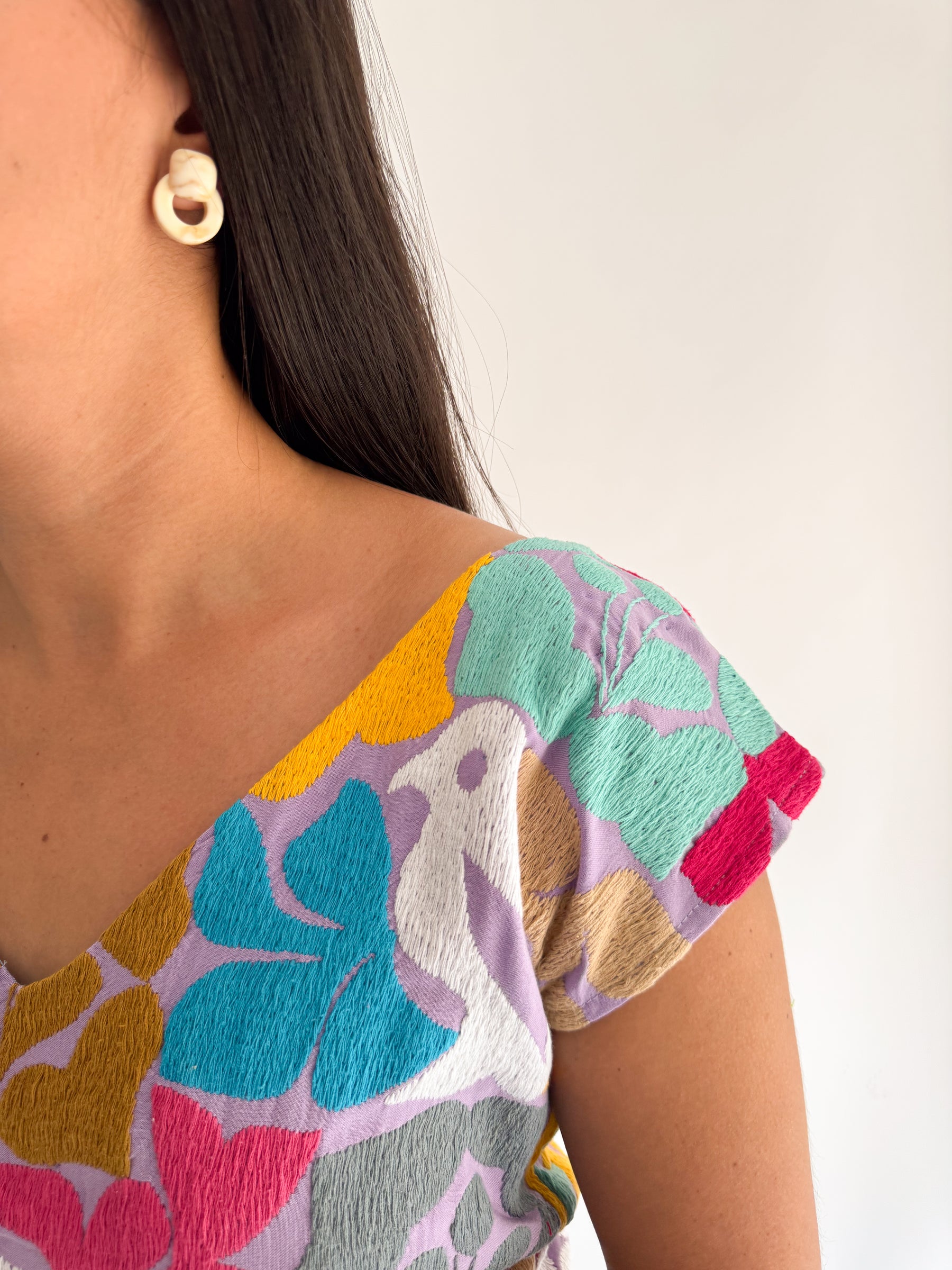 Blusa Jalapa V Lila/Multicolor