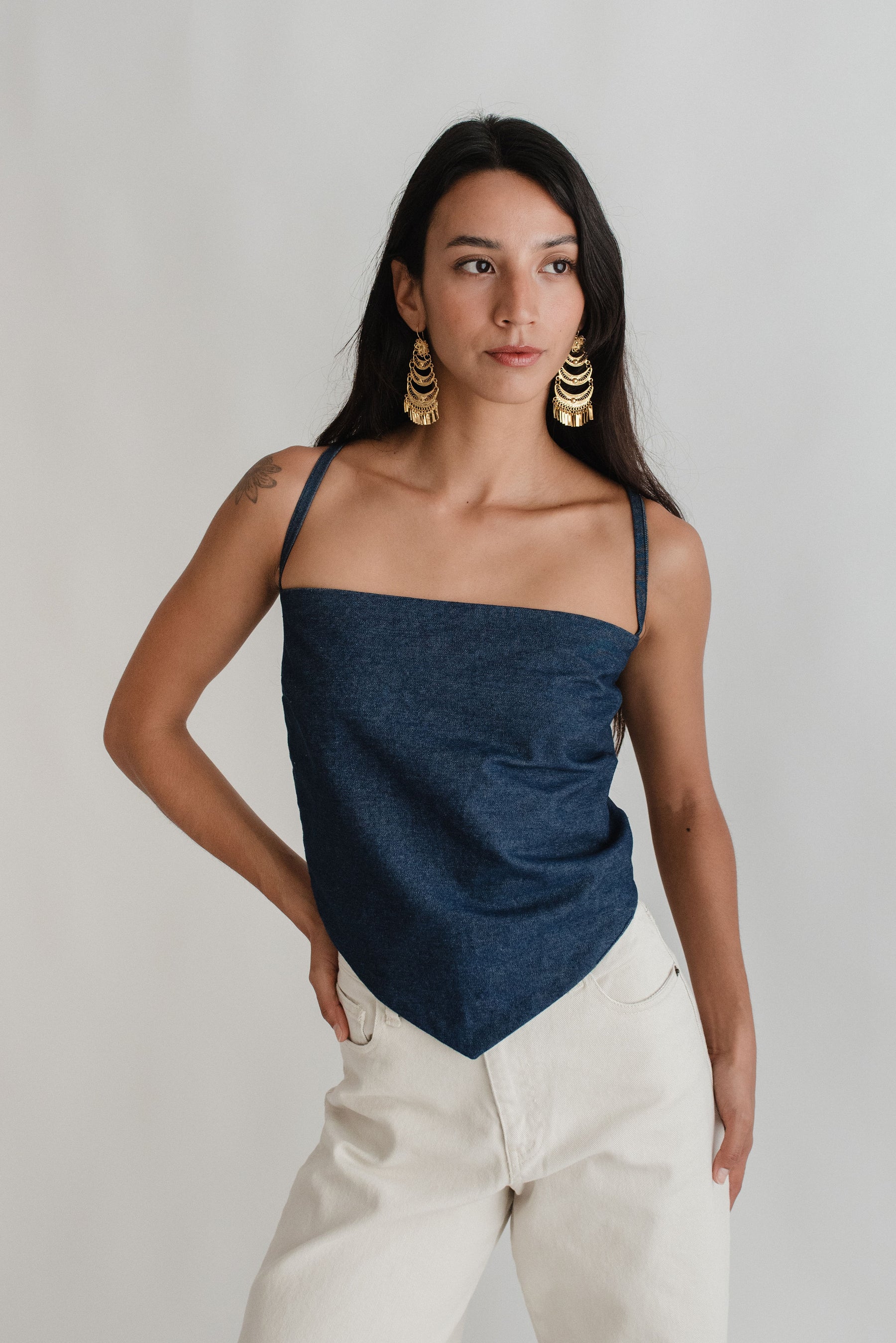 Blusa Paliacate Mezclilla
