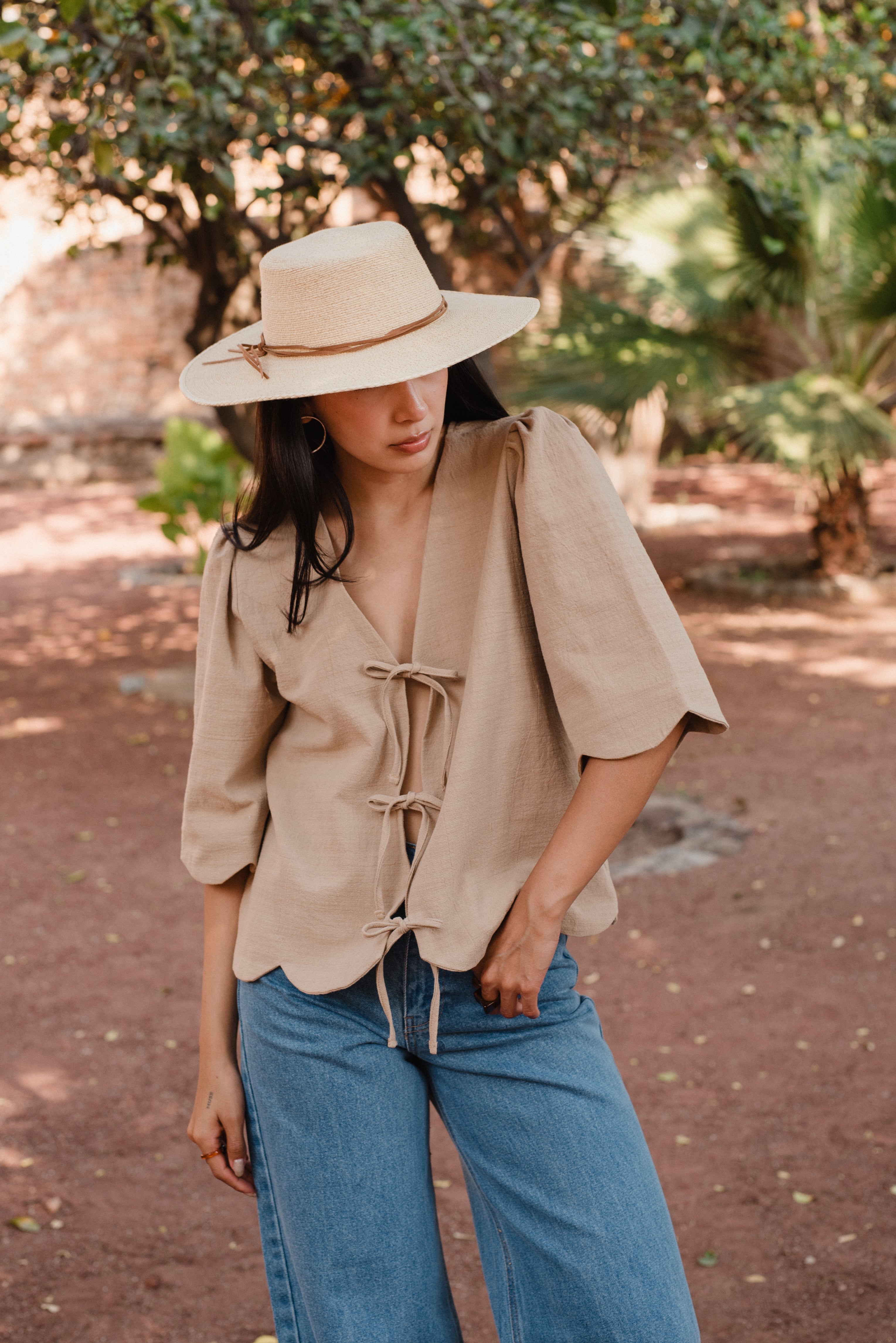 Blusa Romántica Arena Blusa Romántica Arena