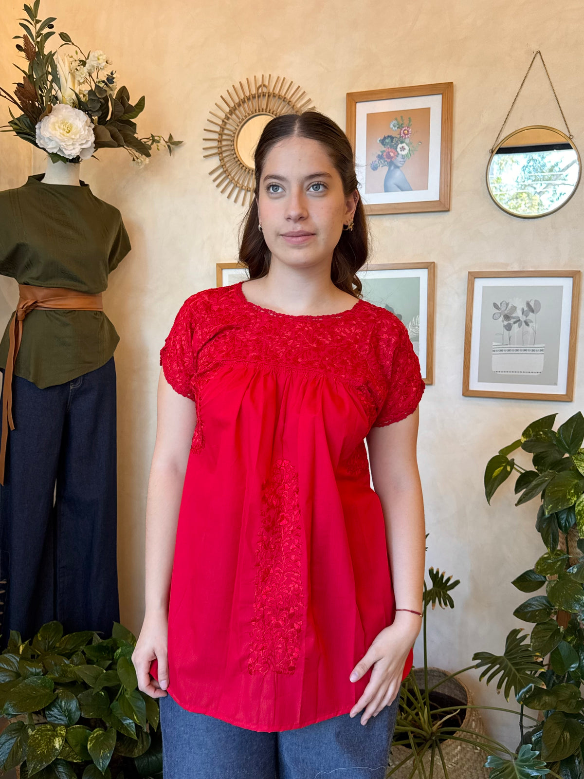 Blusa San Antonino Roja