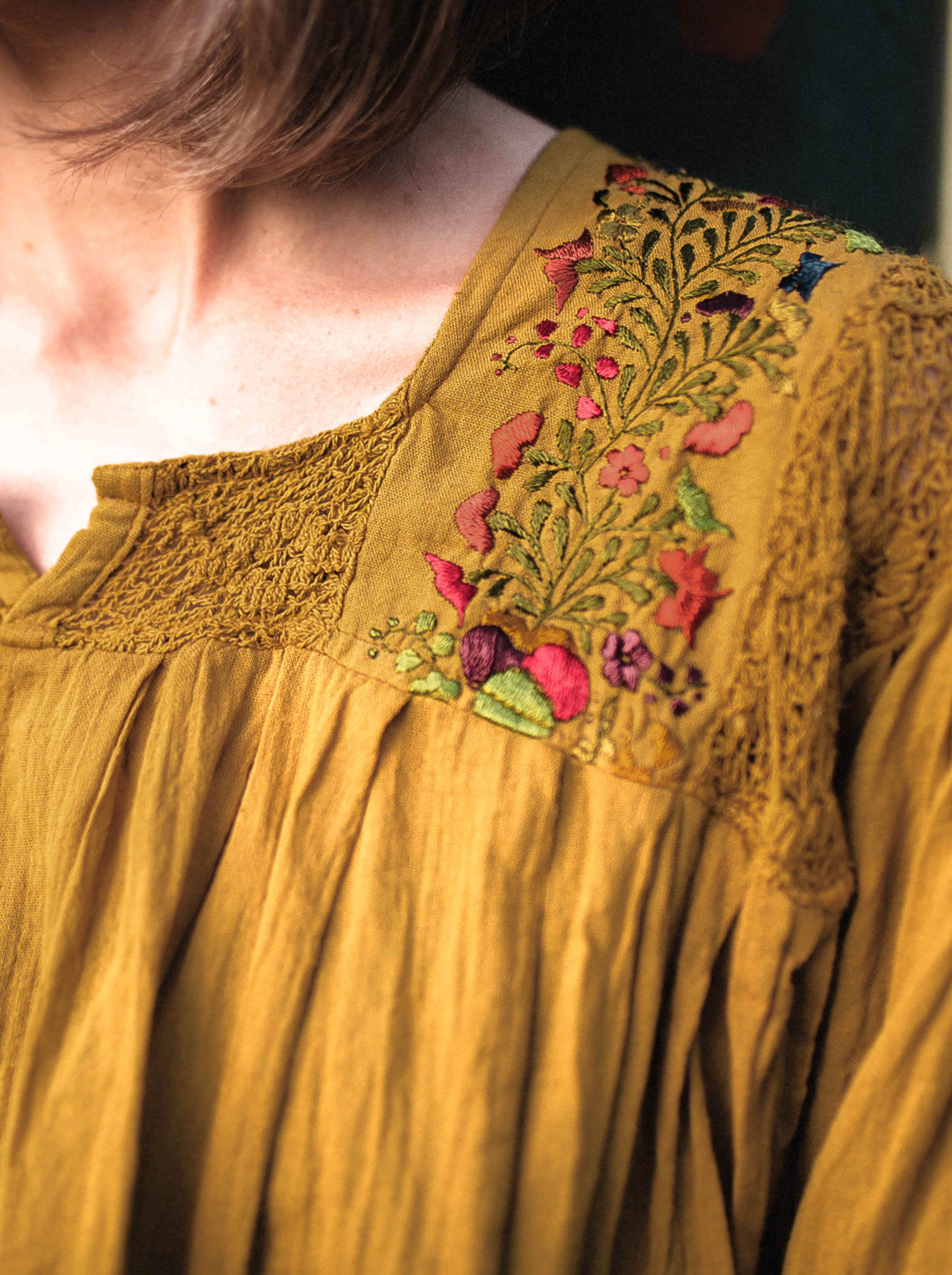 San Antonia blouse with sleeves