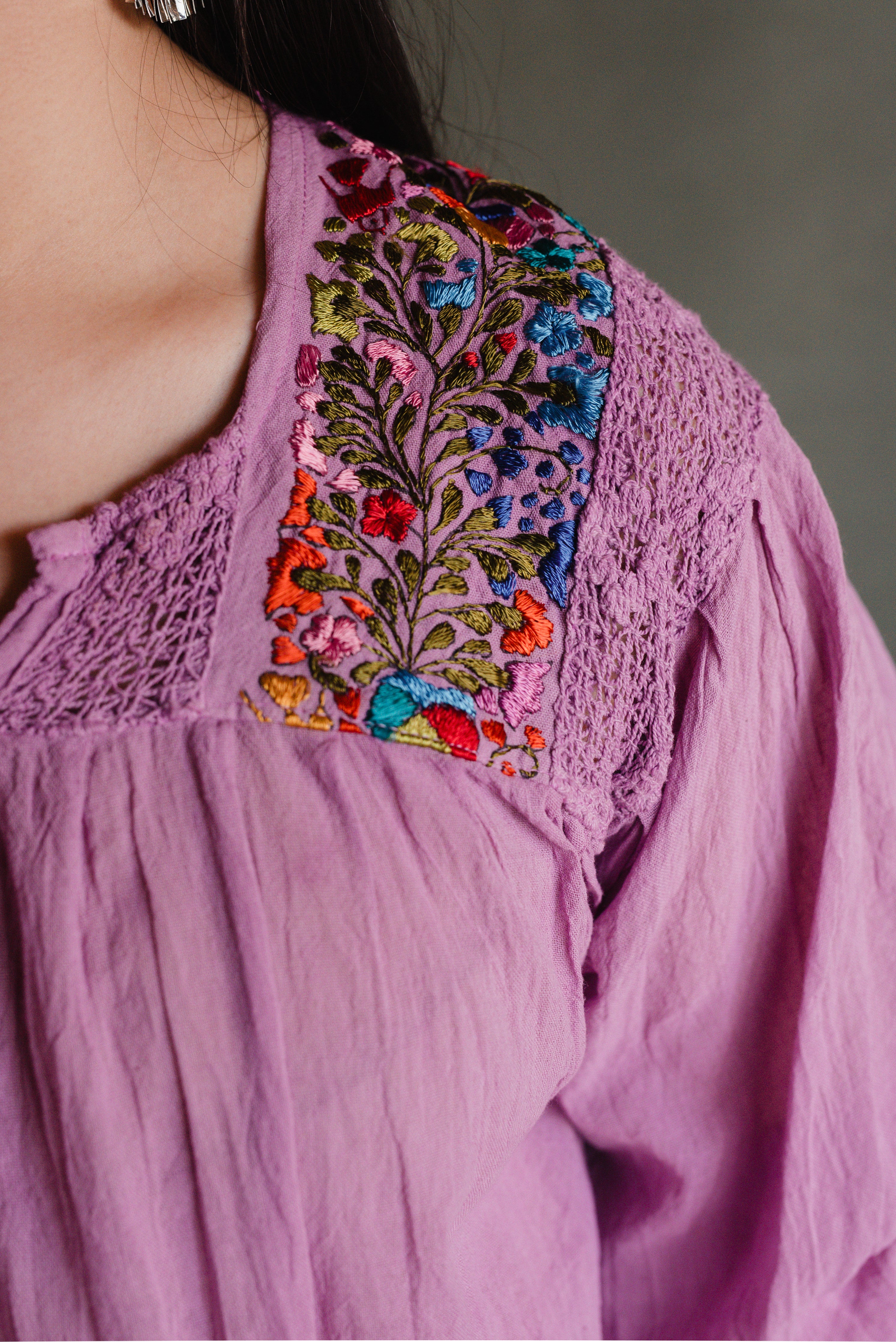 San Antonia blouse with sleeves