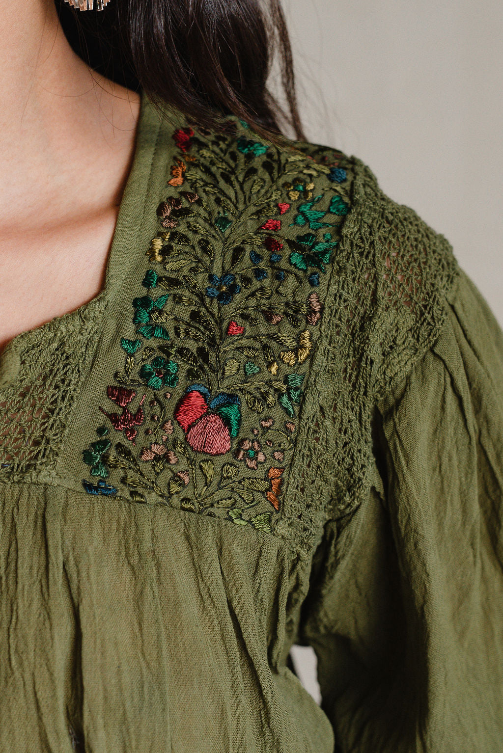 Blusa San Antonia con manga