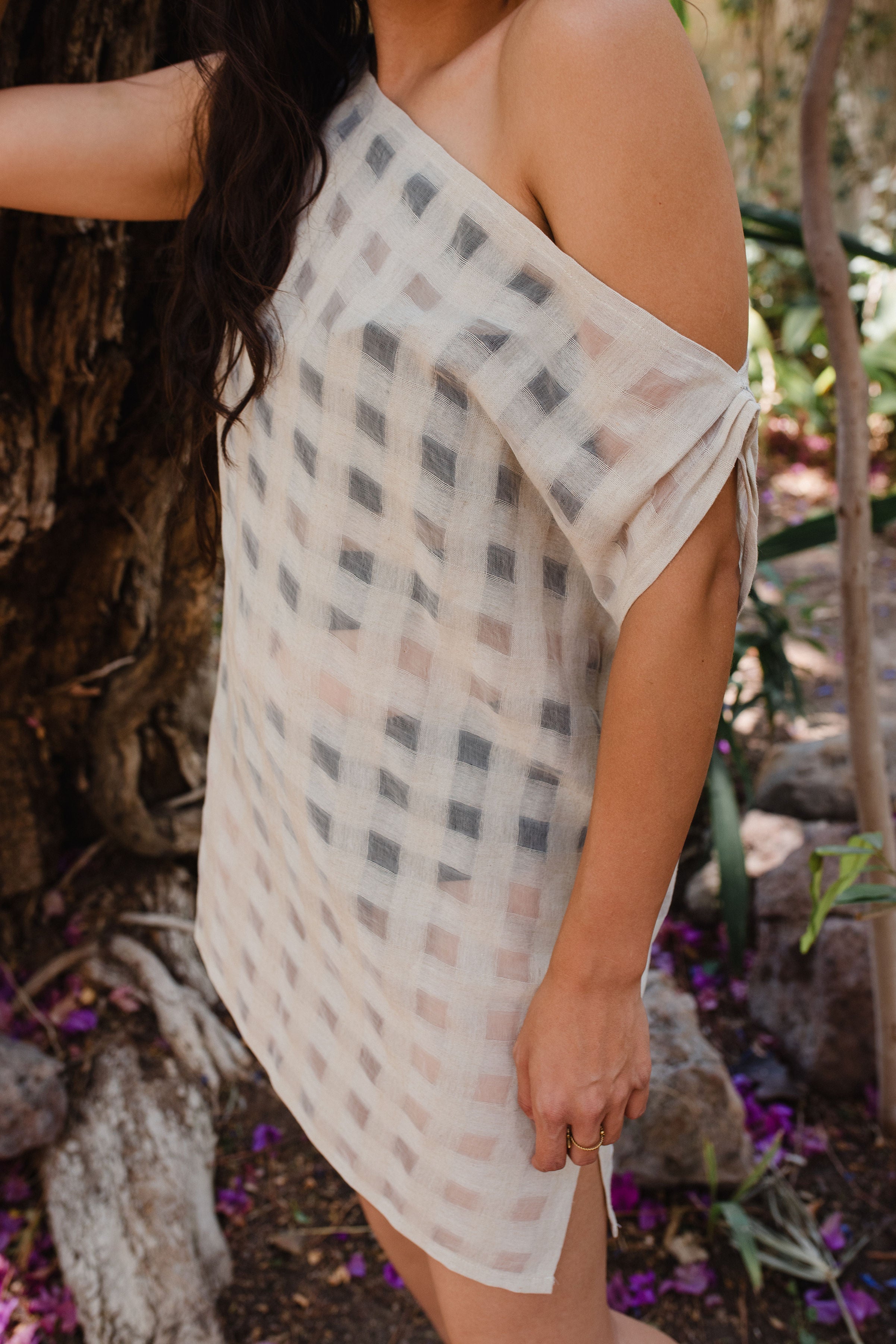 Mirandita Checkered Blouse