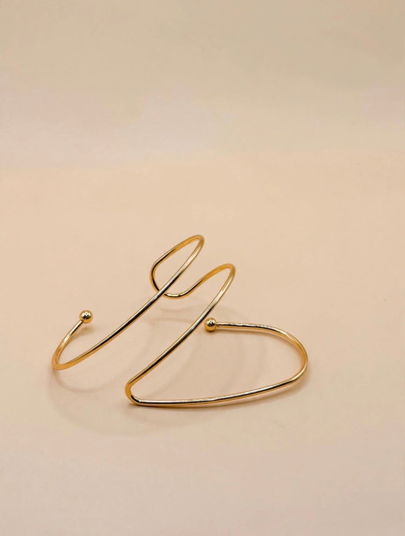 Brazalete Abstracto Dorado 46