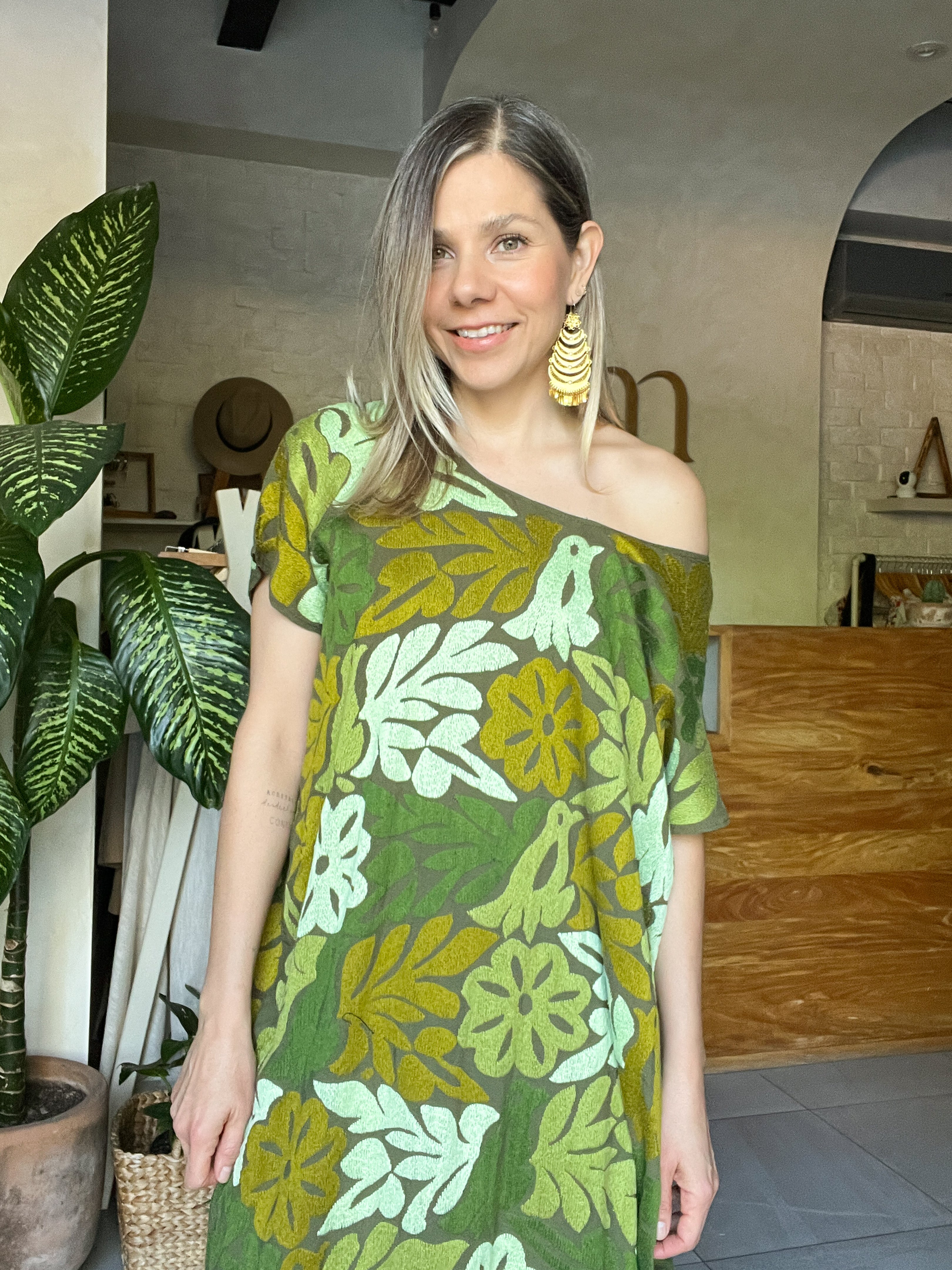 Huipil Jalapa Nude/Bone