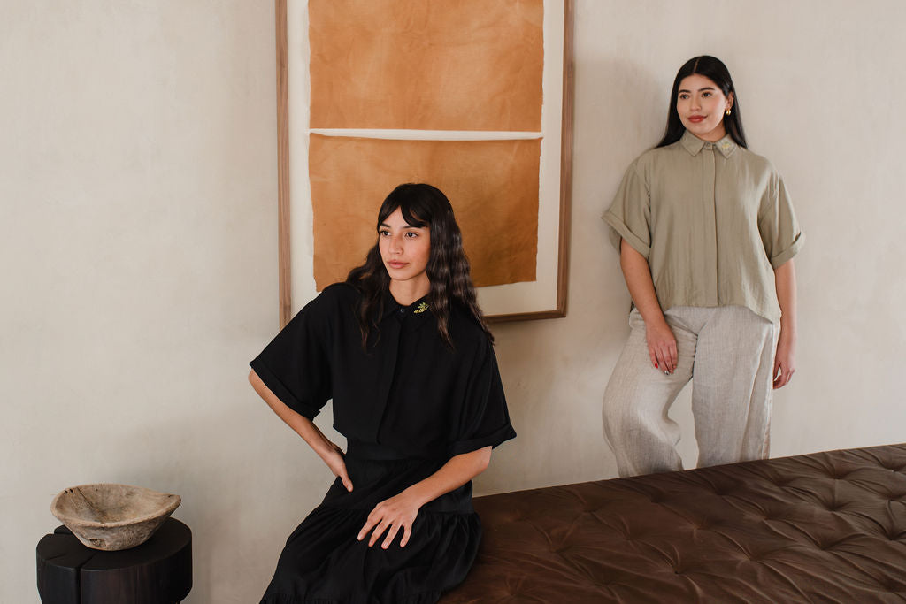 Camisa Mimosa Bordada