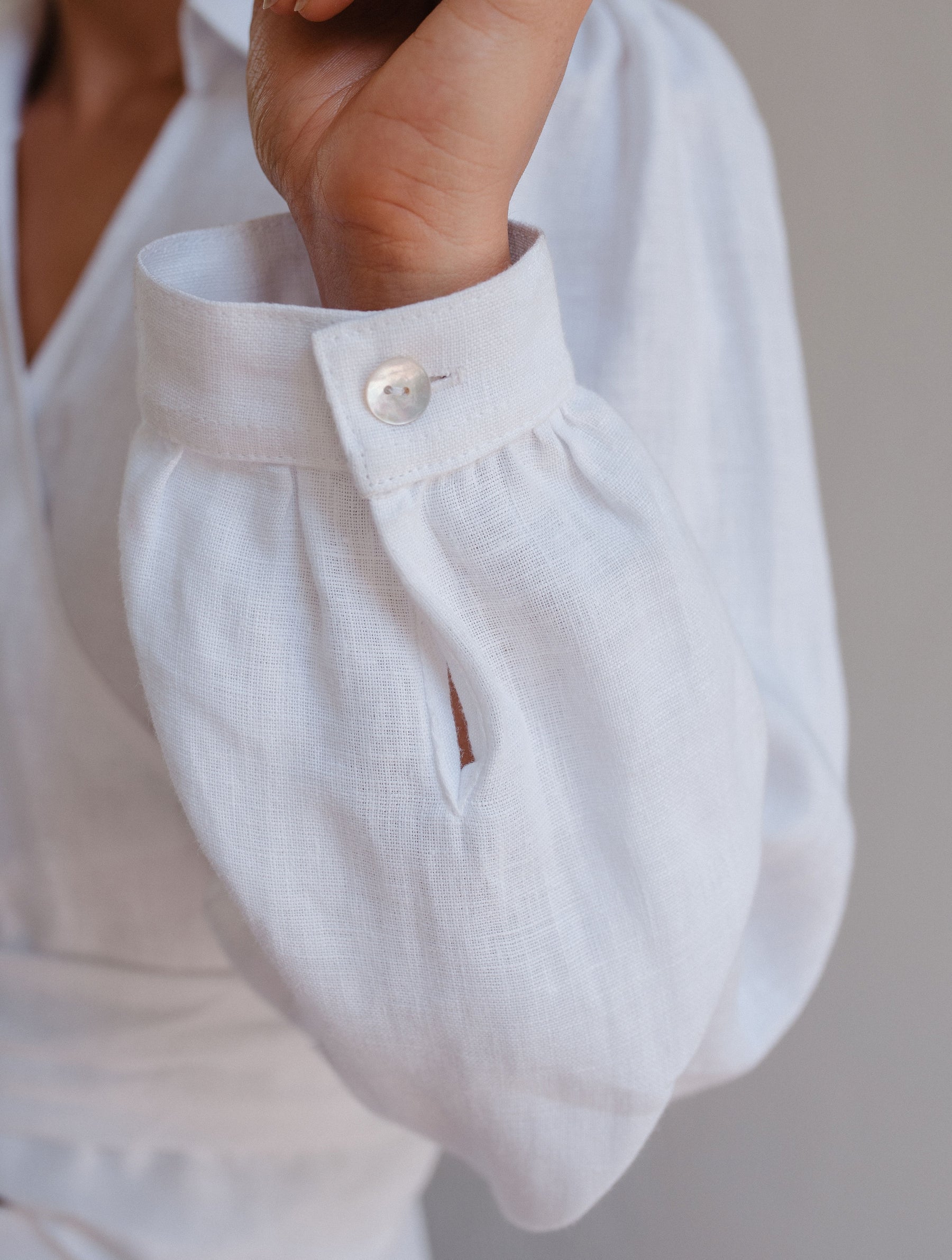 Camisa Cruzada Blanca