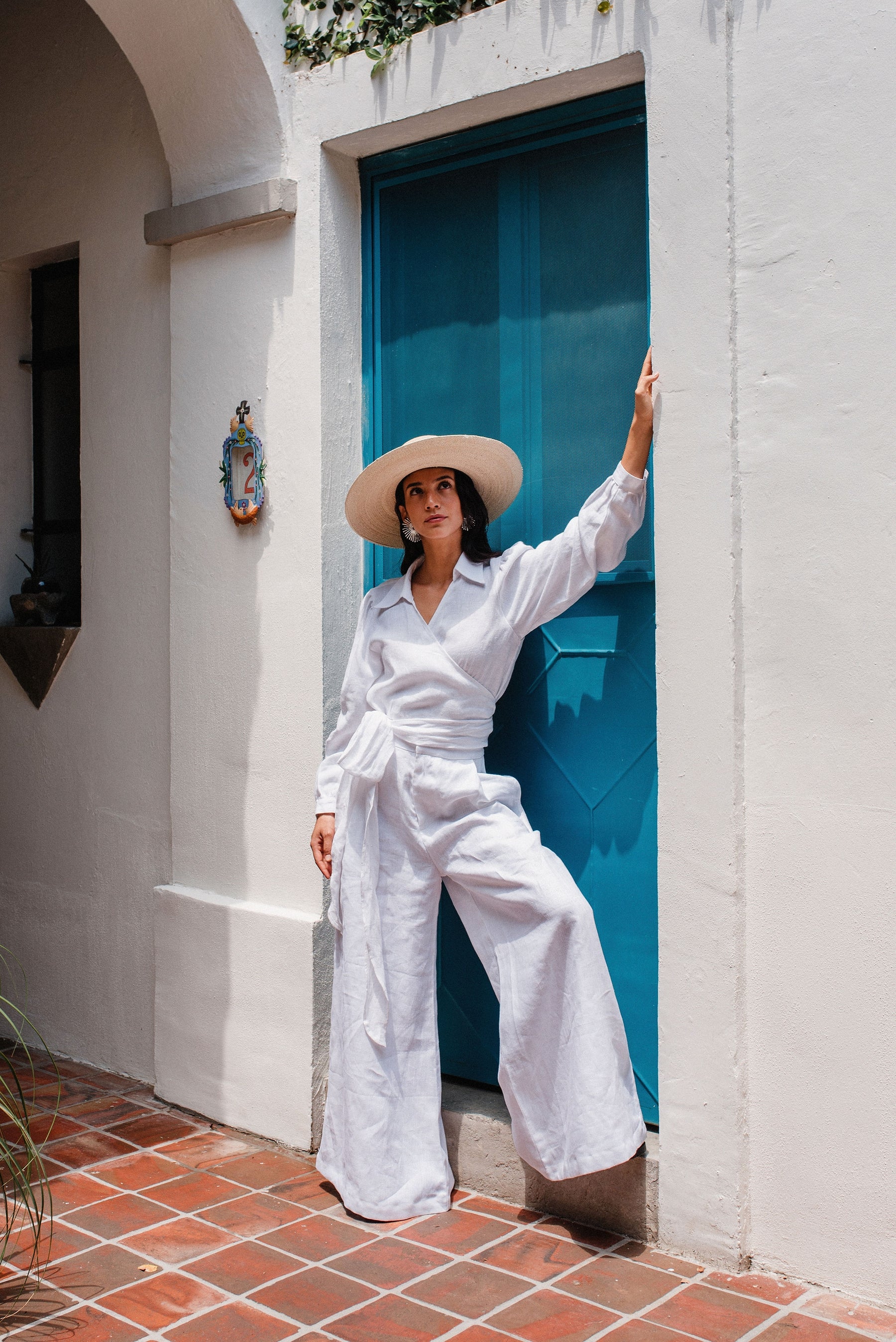 Camisa Cruzada Blanca