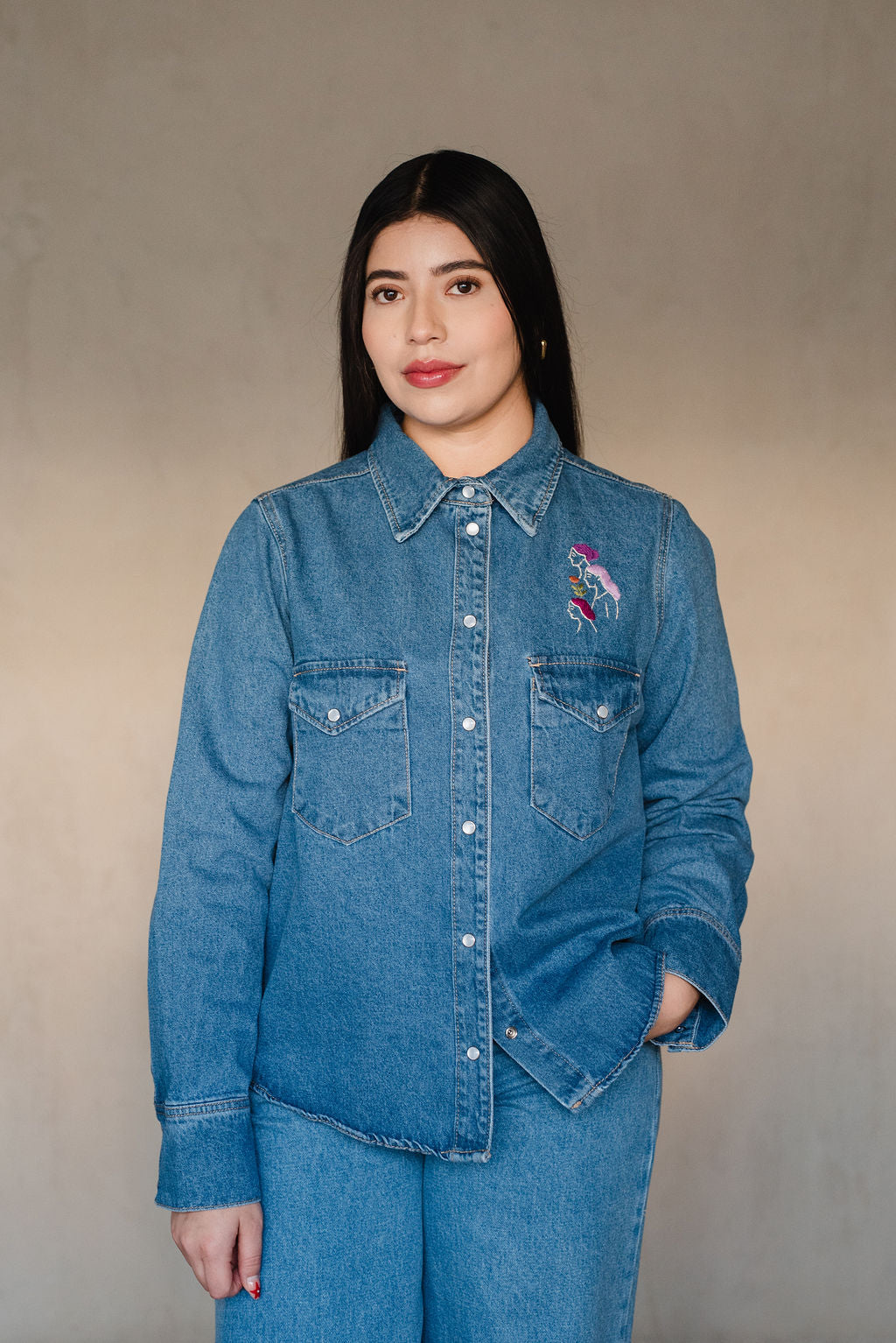 Camisa de Mezclilla Linaje