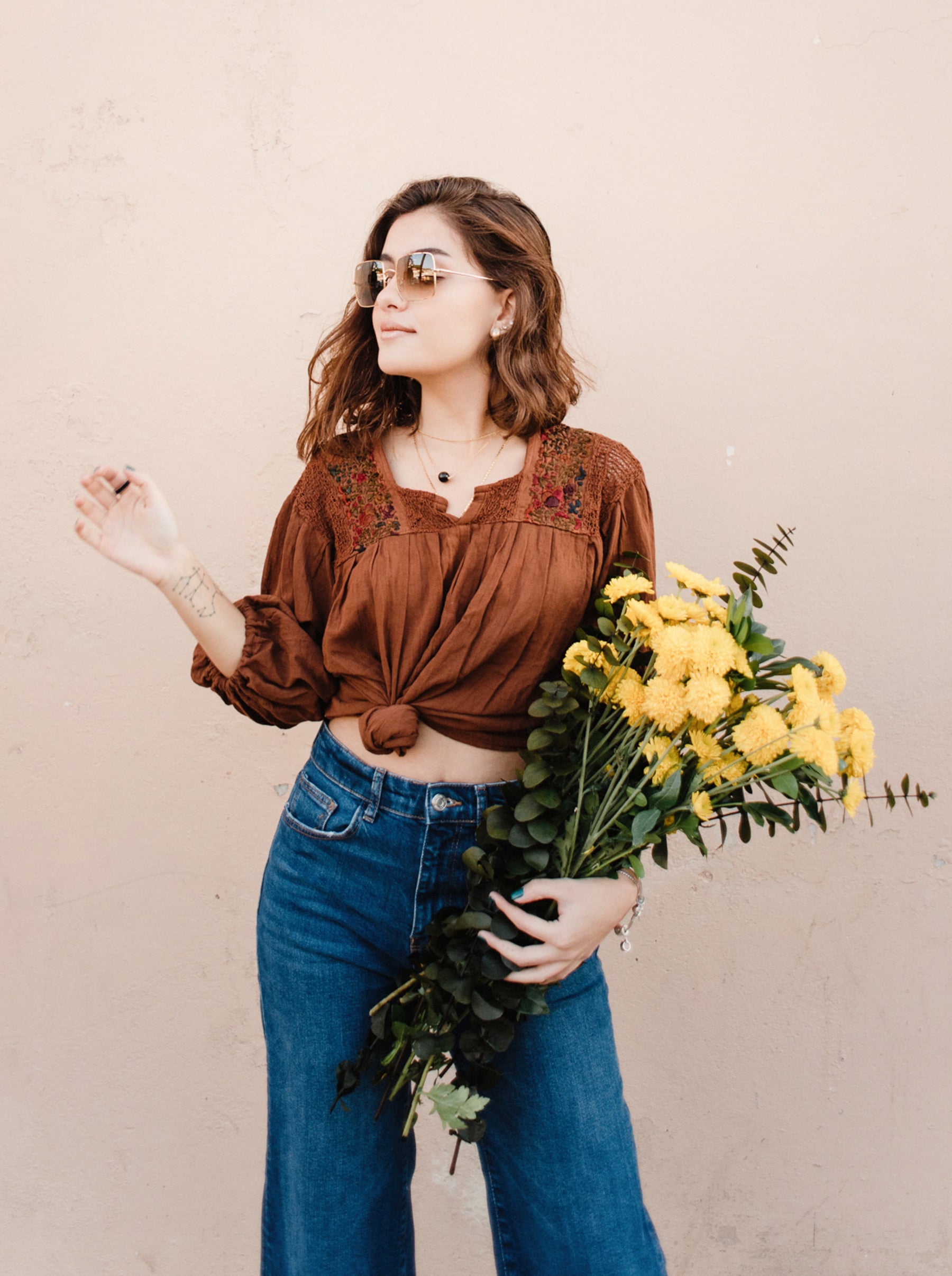 Blusa San Antonia con manga