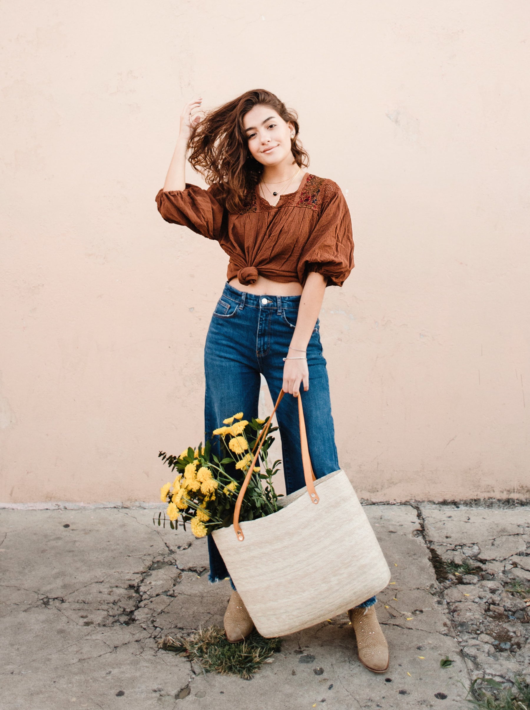Blusa San Antonia con manga