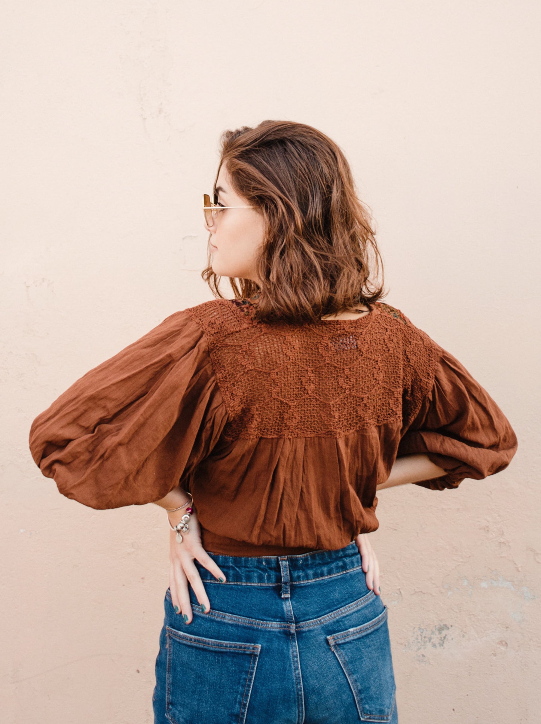 Blusa San Antonia con manga