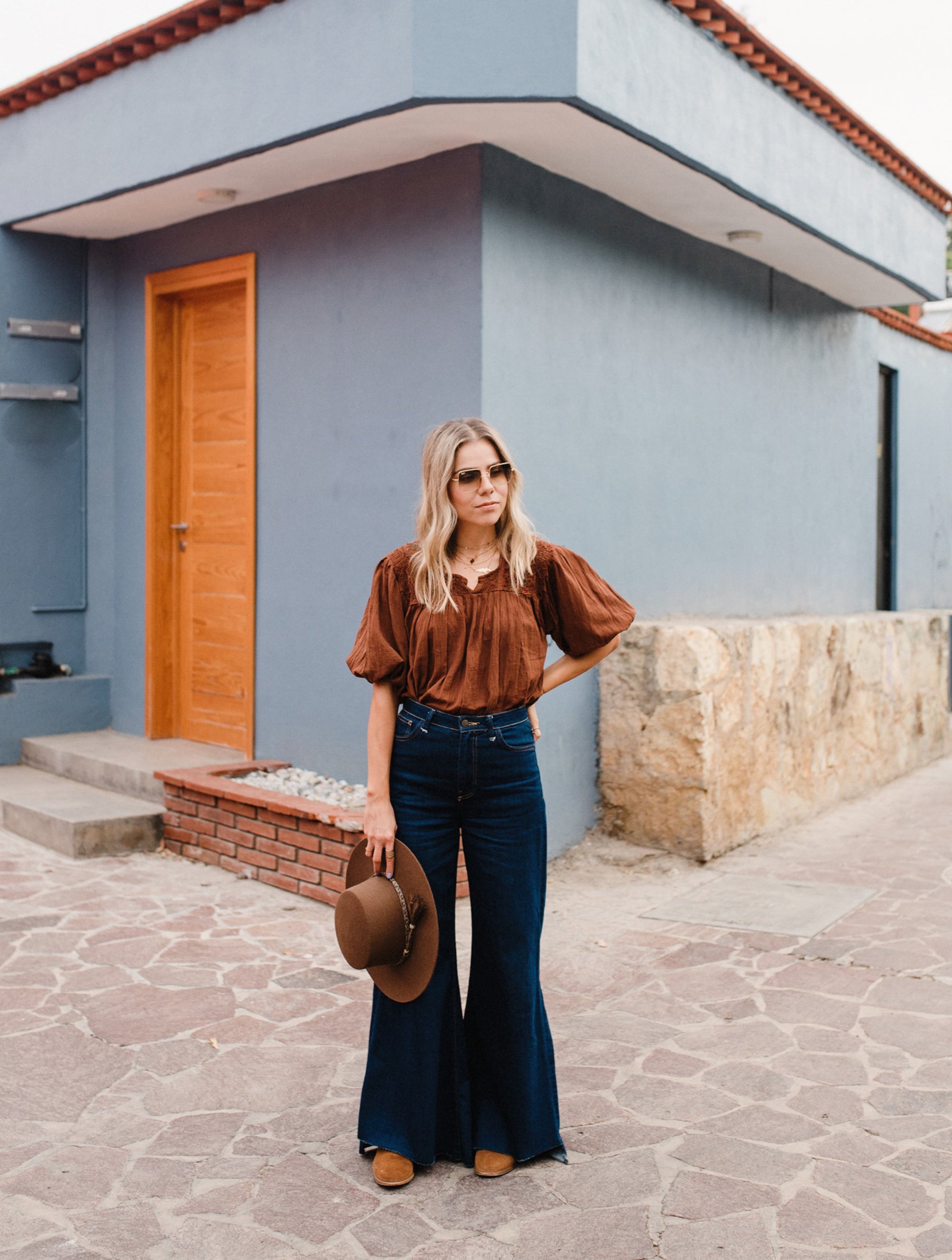Blusa San Antonia con manga