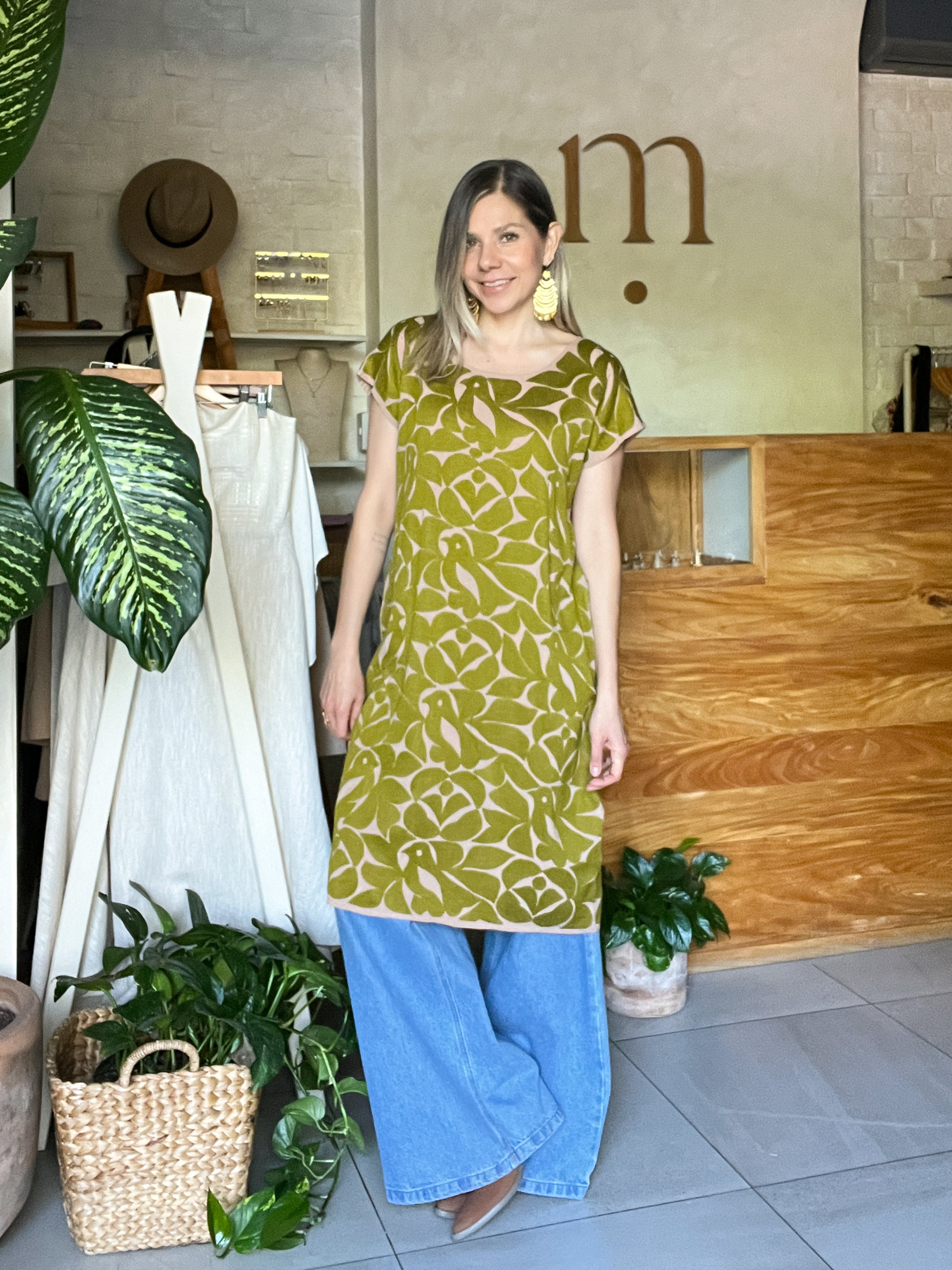 Huipil Jalapa Nude/Bone