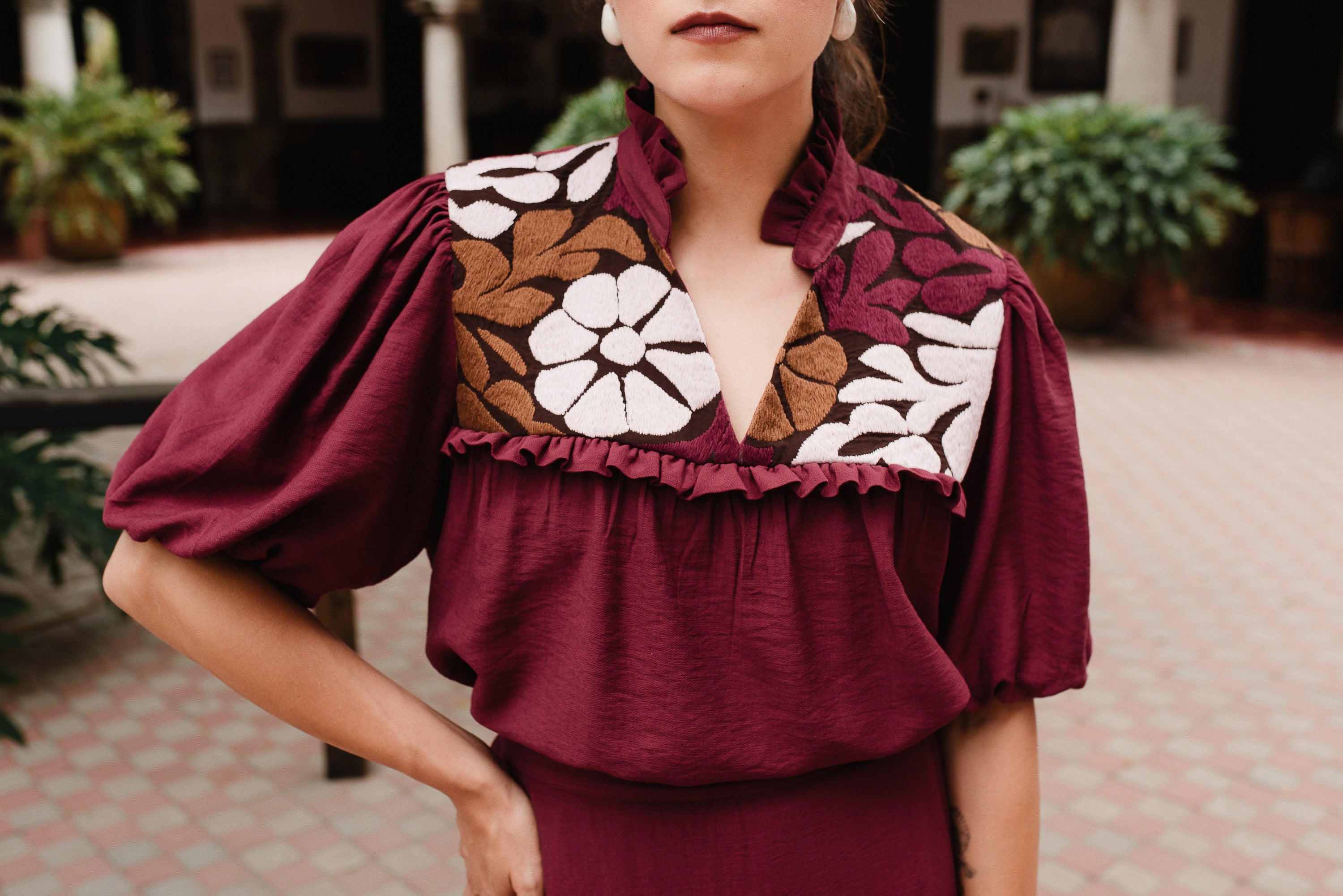 Blusa Oaxaca manga corta El Legado Edición Especial