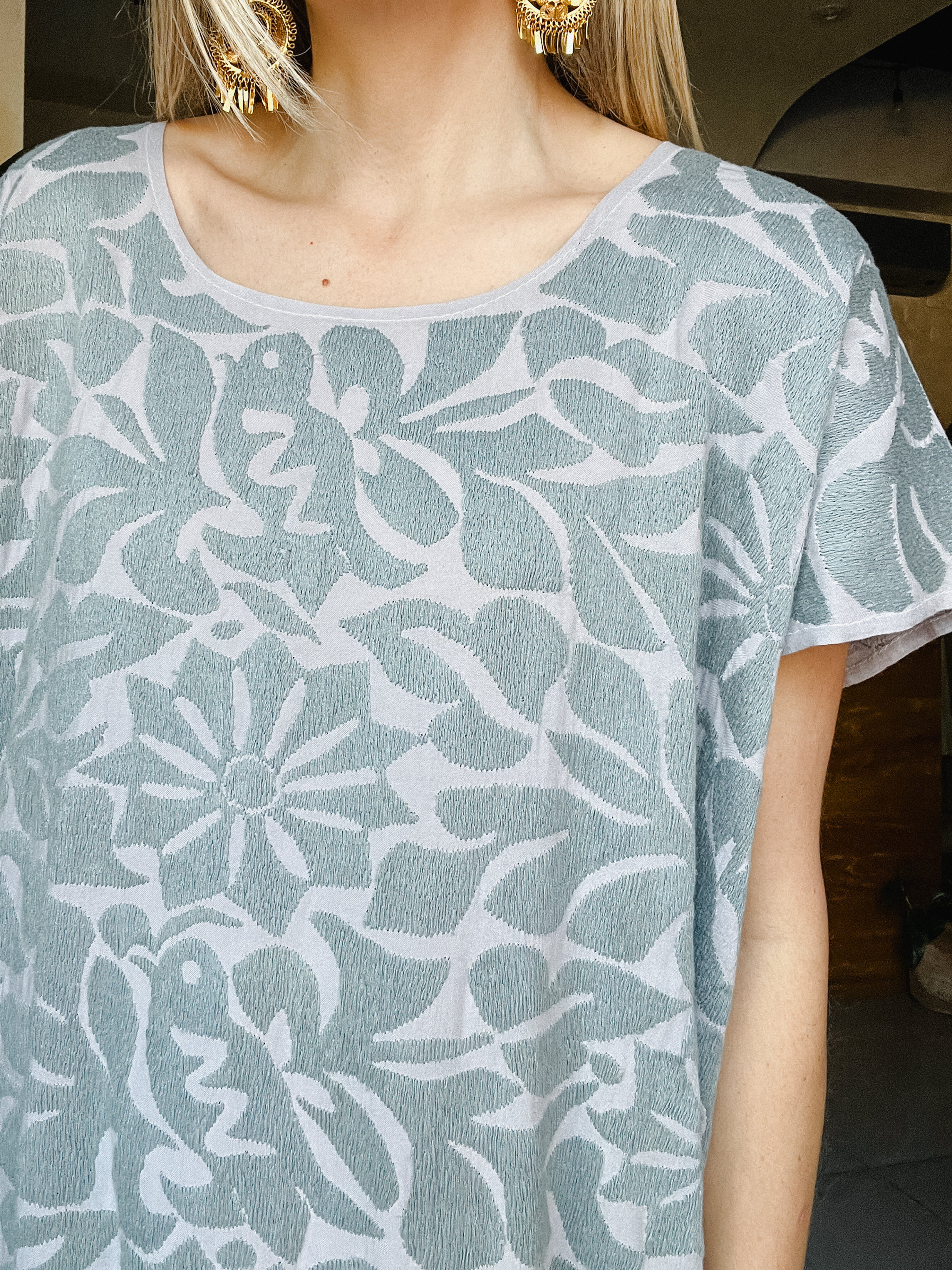 Huipil Jalapa Nude/Bone