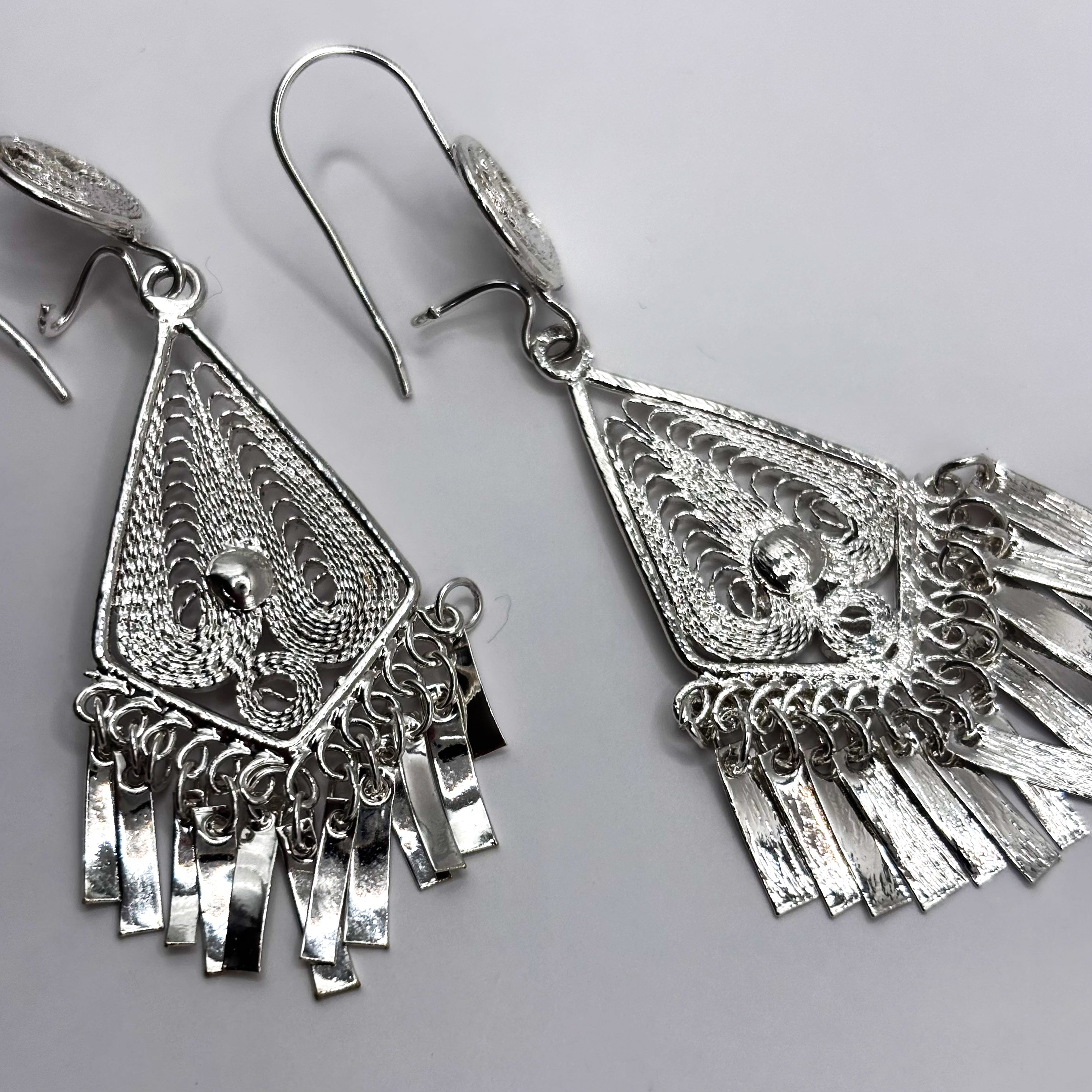 Filigranas Plateadas Triangulo Chica F57