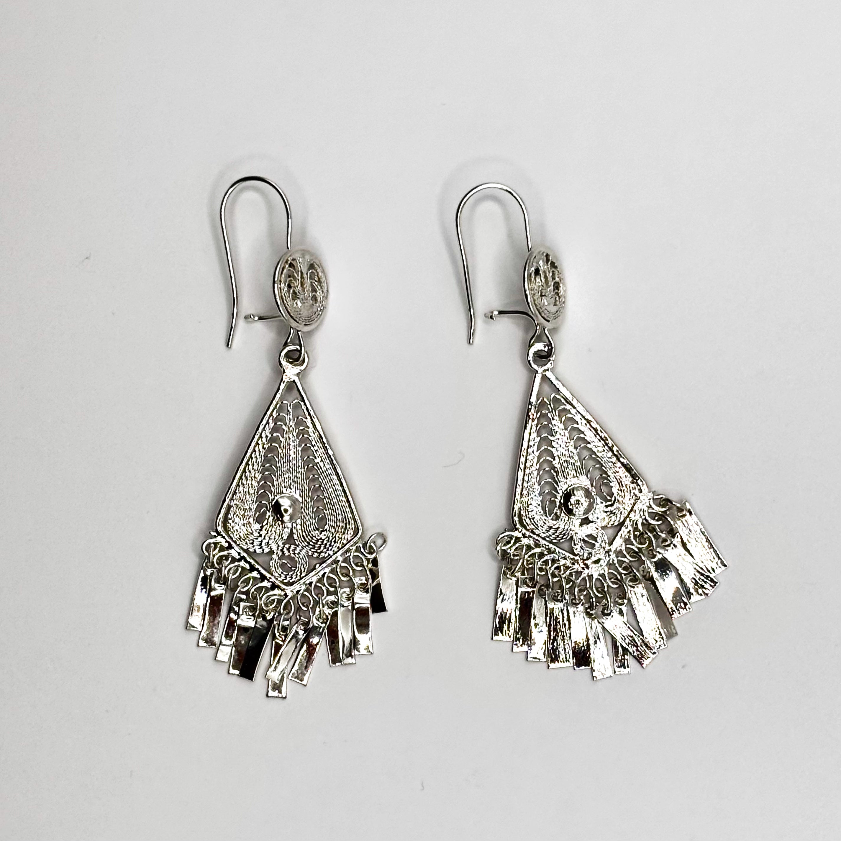 Filigranas Plateadas Triangulo Chica F57