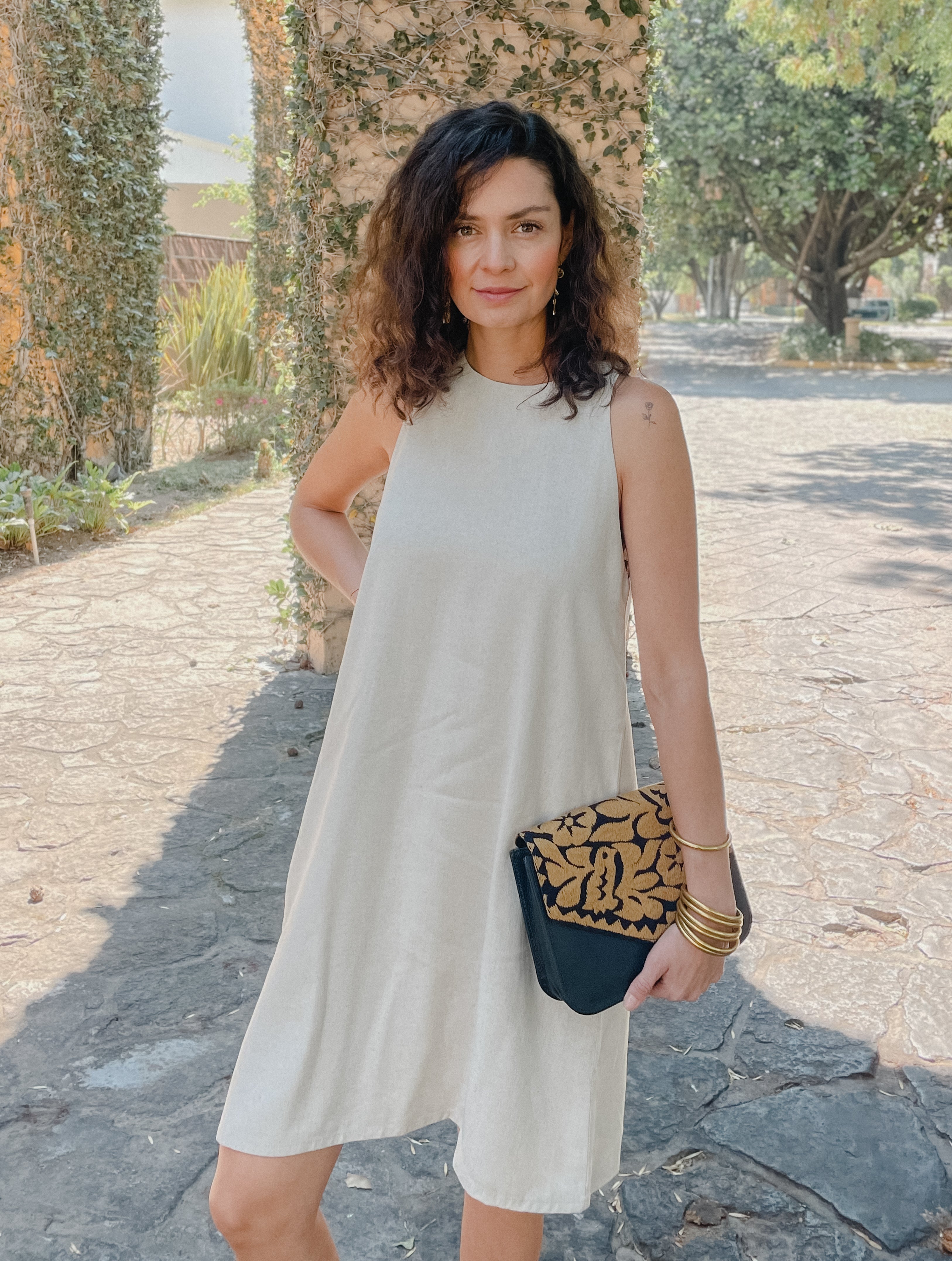 Vestido Zuhuaa Natural