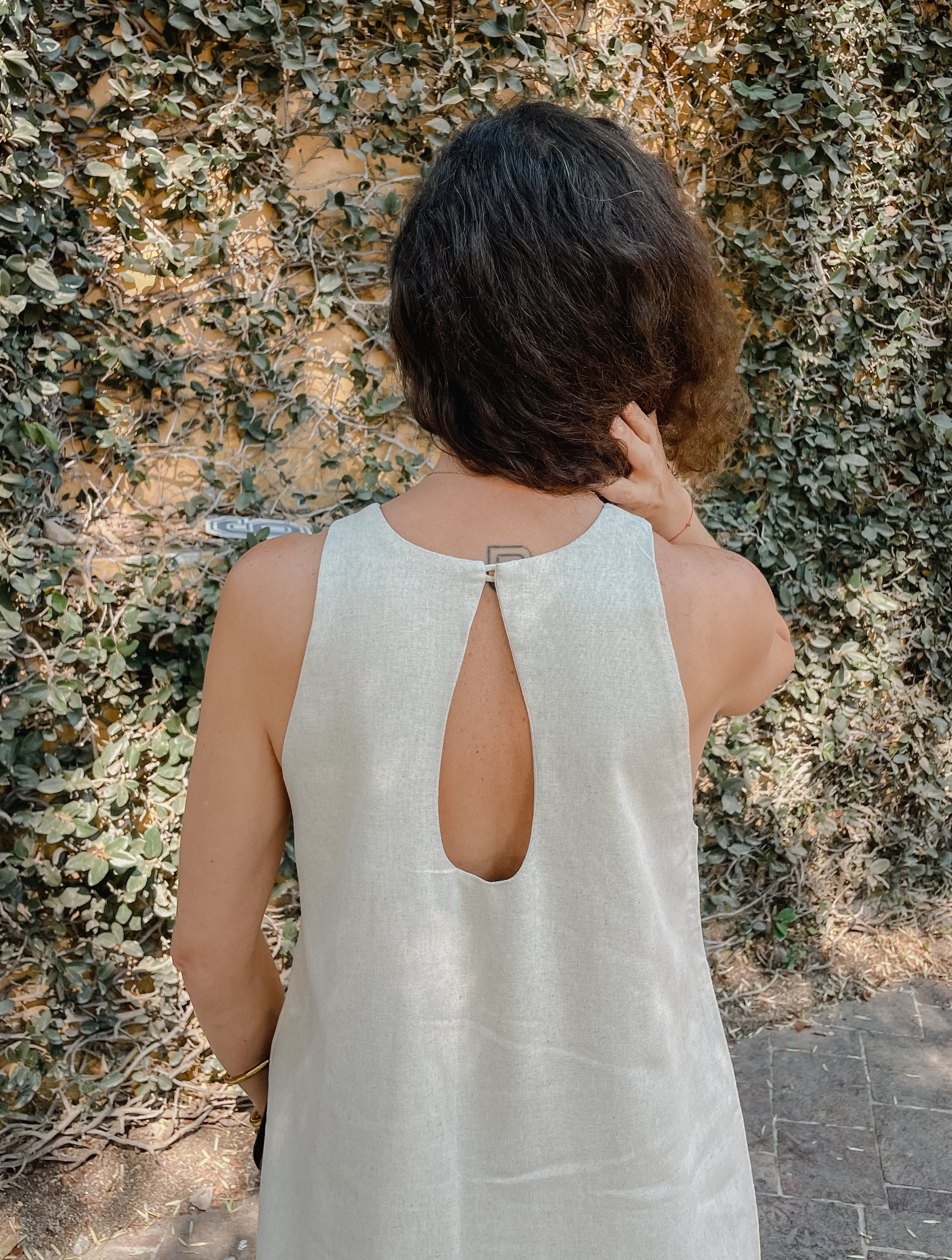 Vestido Zuhuaa Natural