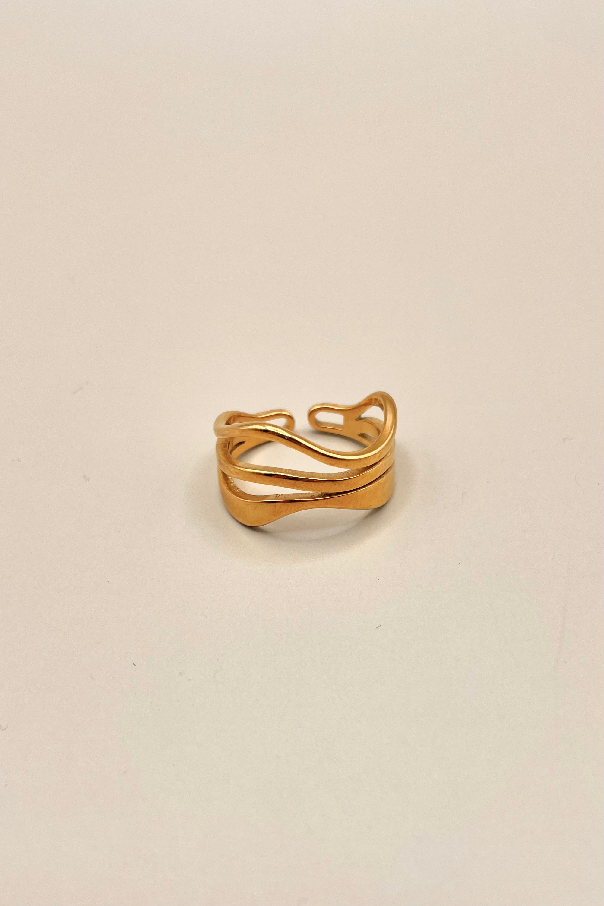 Anillo Ondas Triple G54