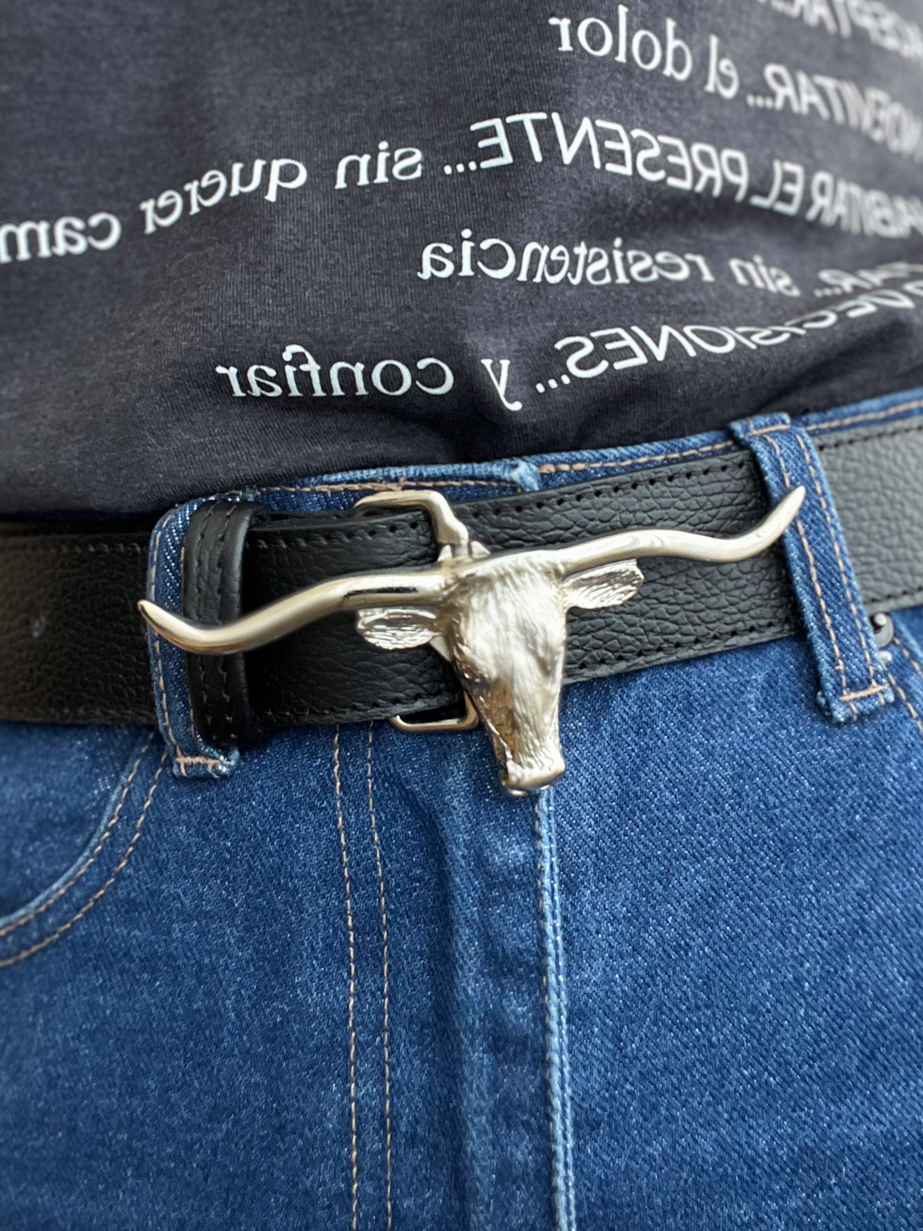 Bull Buckle Belt