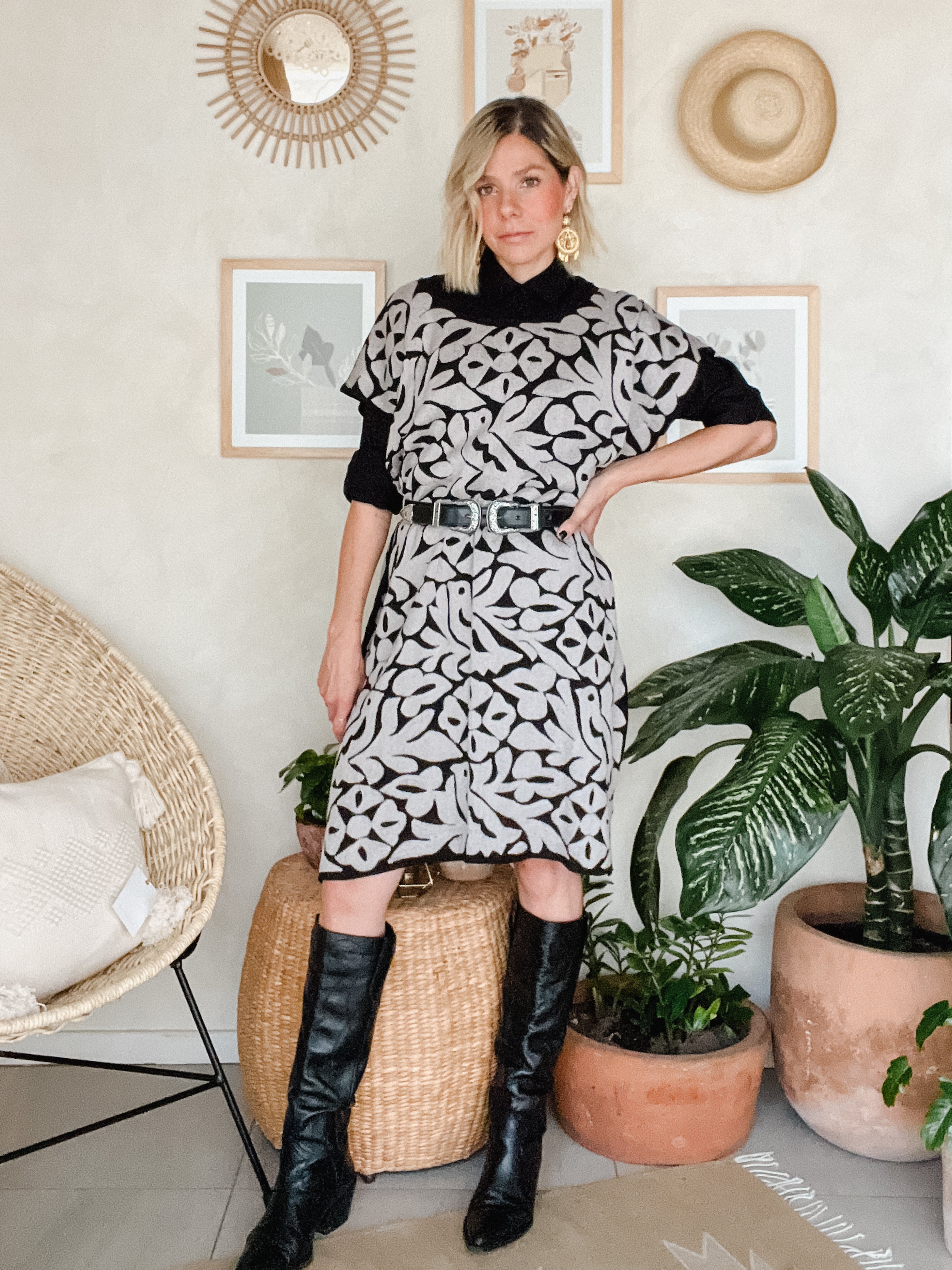 Black/Silver Huipil Jalapa