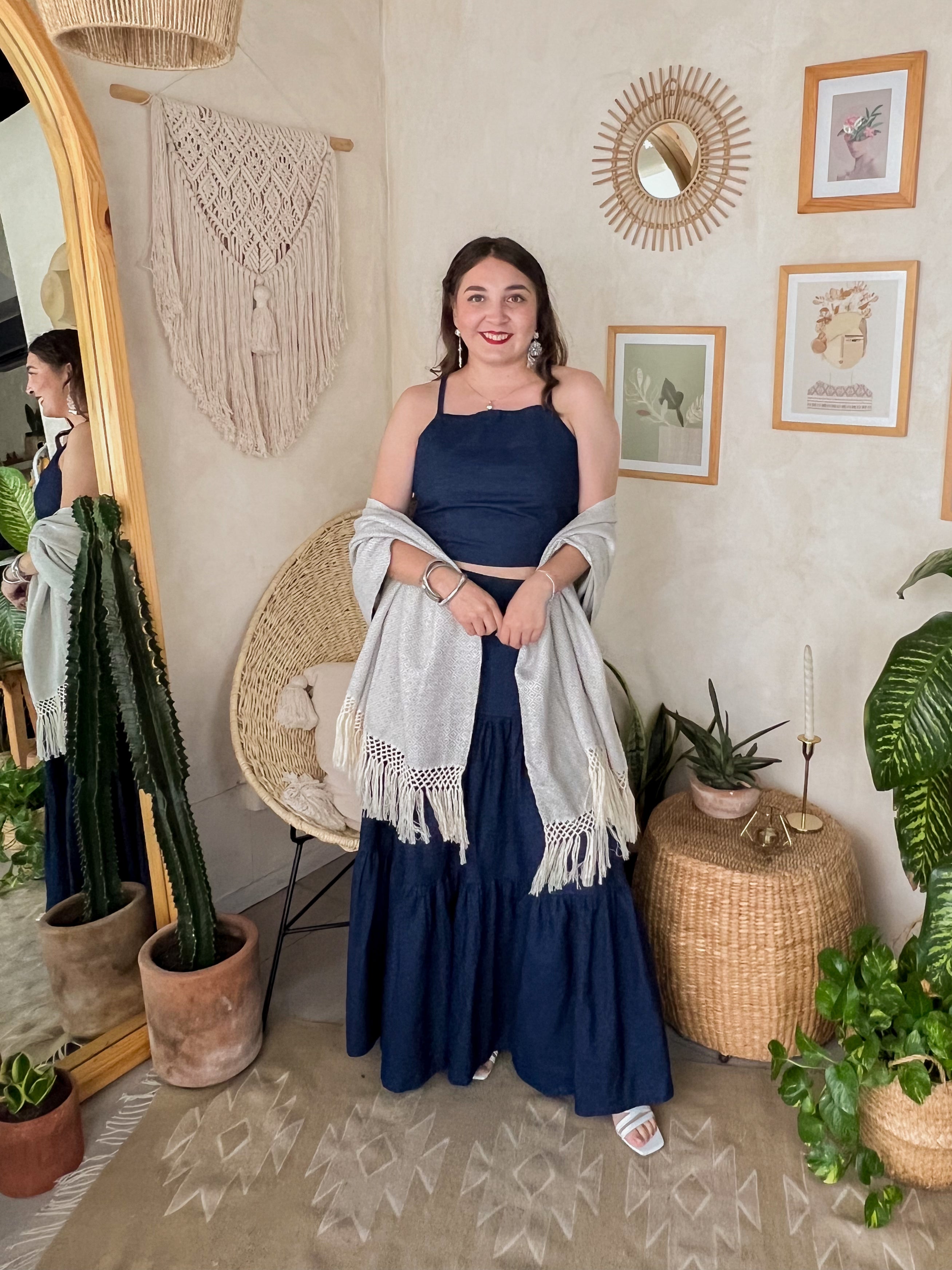 Summer Denim Crop Top