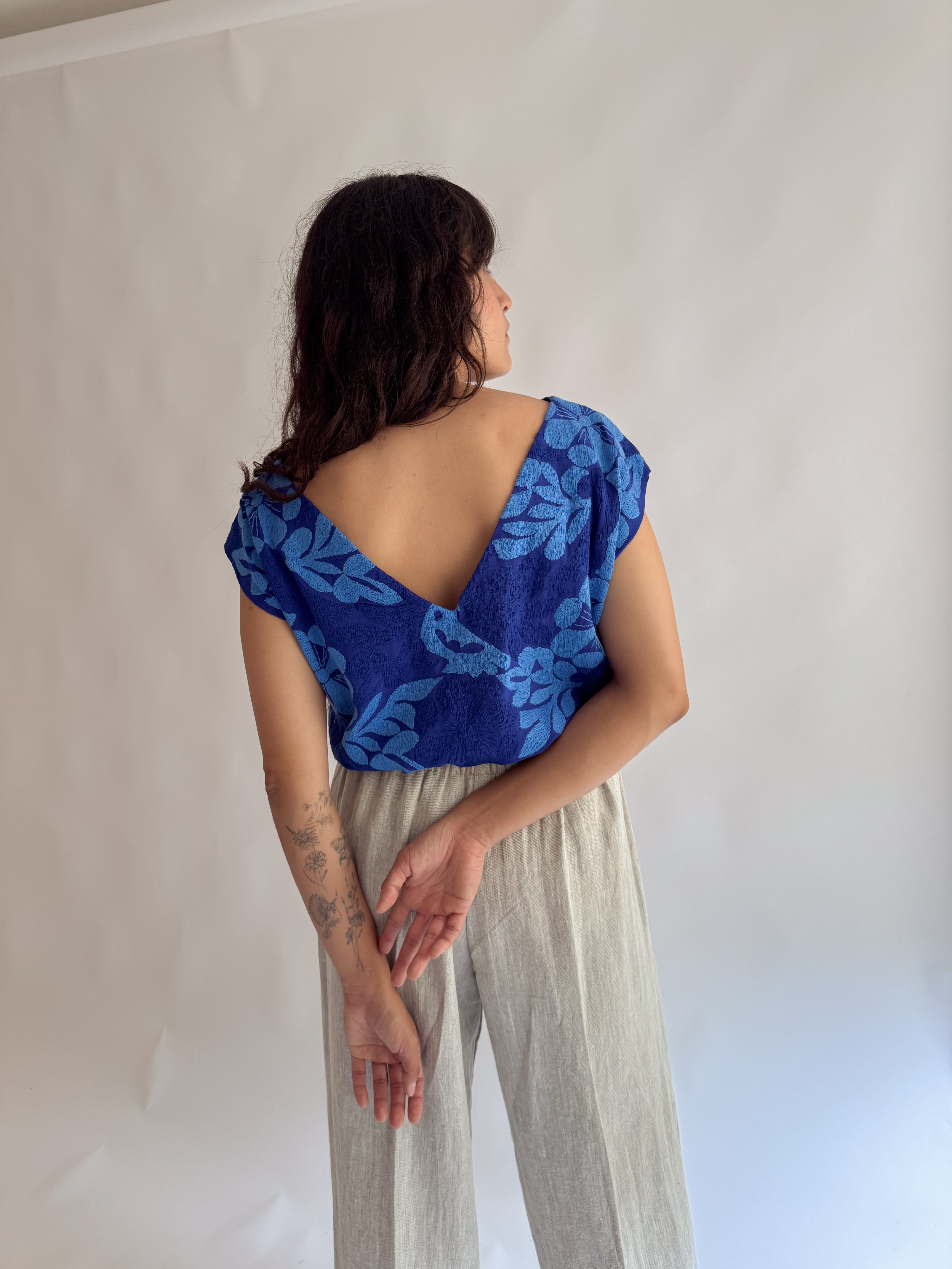 Blusa Jalapa V Azules
