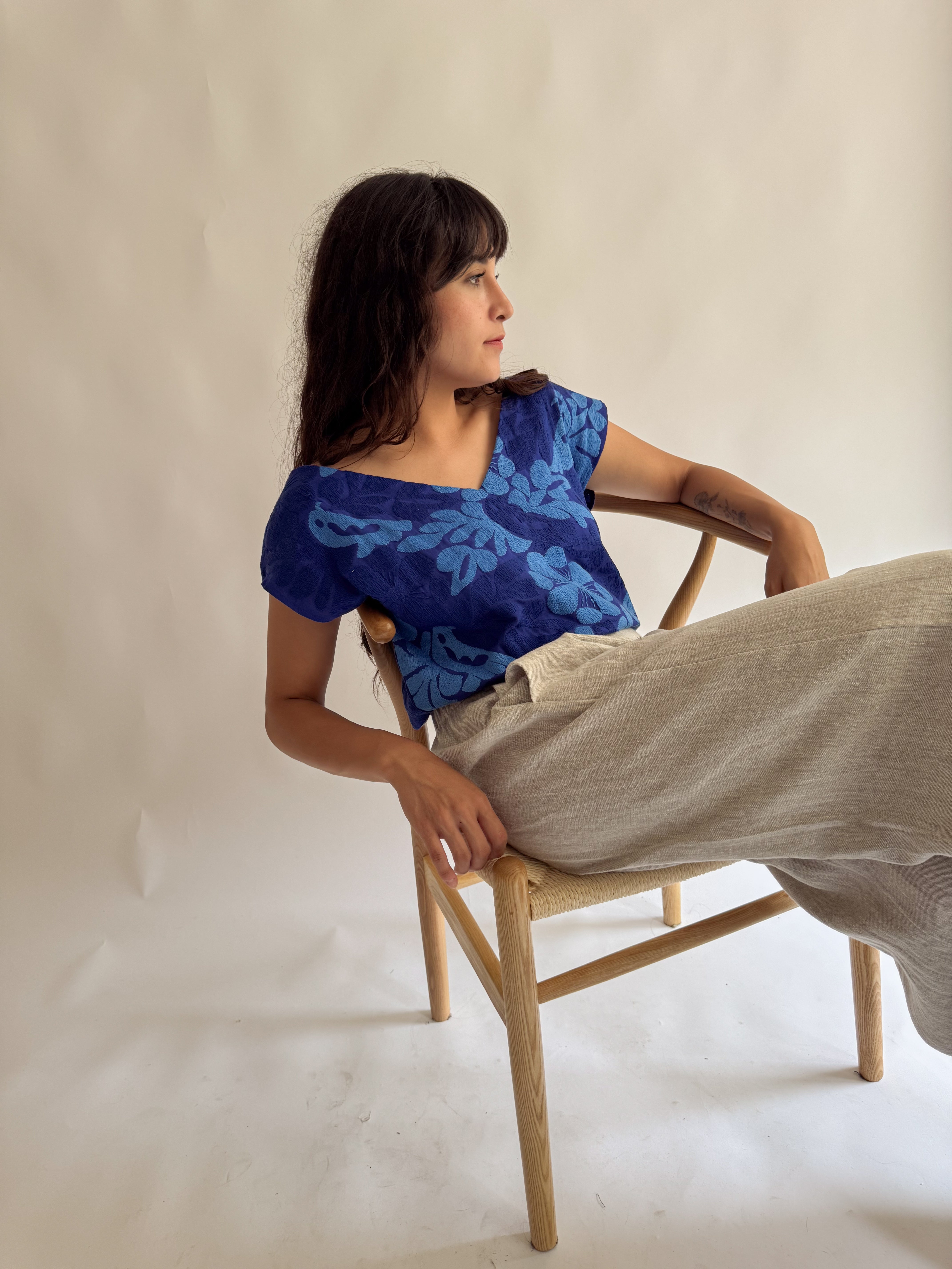 Blusa Jalapa V Azules