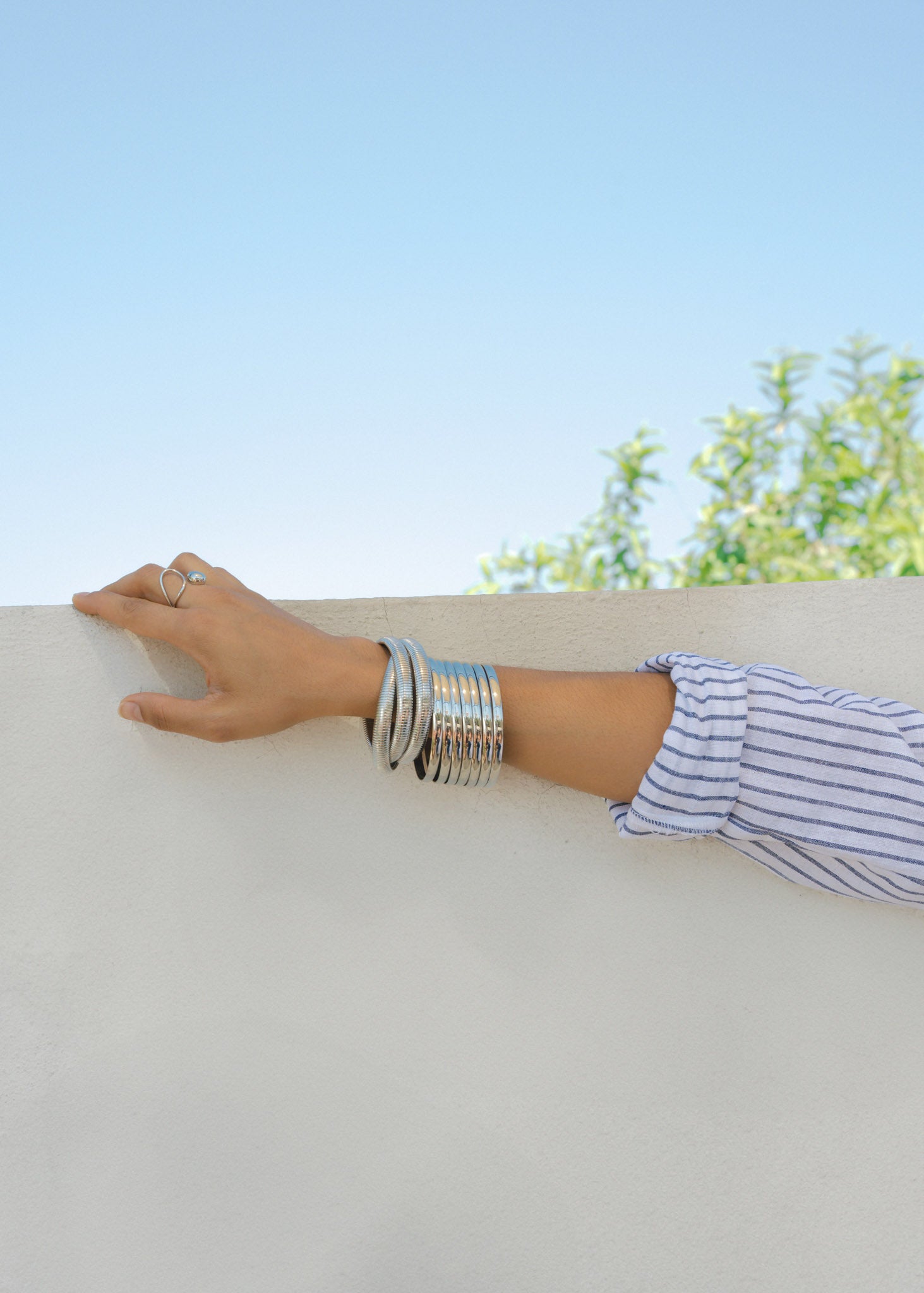 Silver Stainless Steel Weekly One Size J32