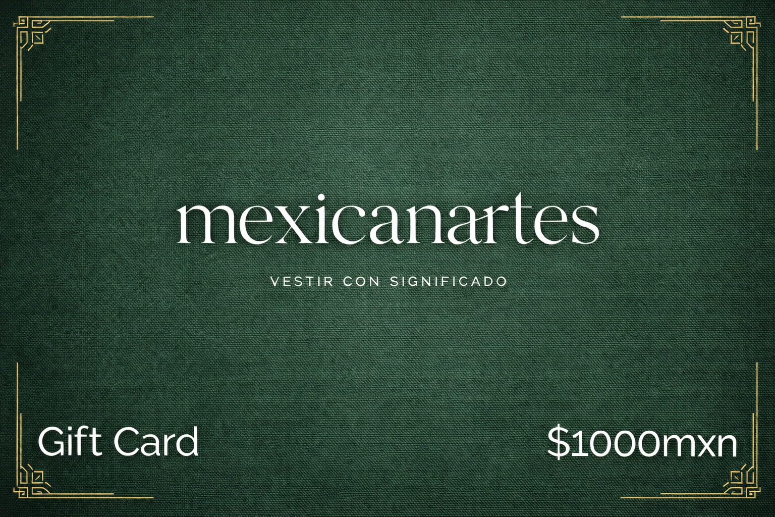 Tarjeta de Regalo $1,000