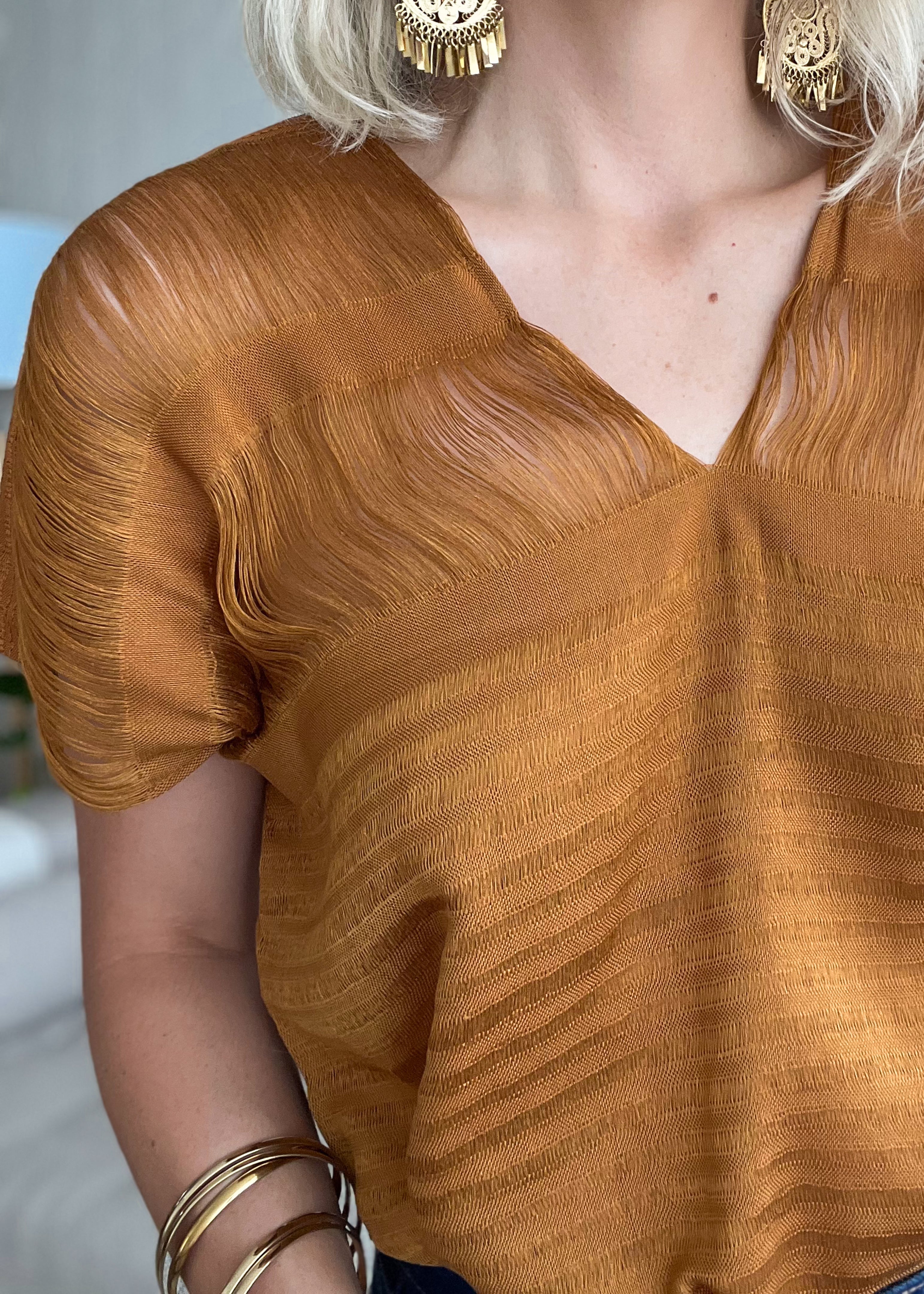 Frayed Blouse