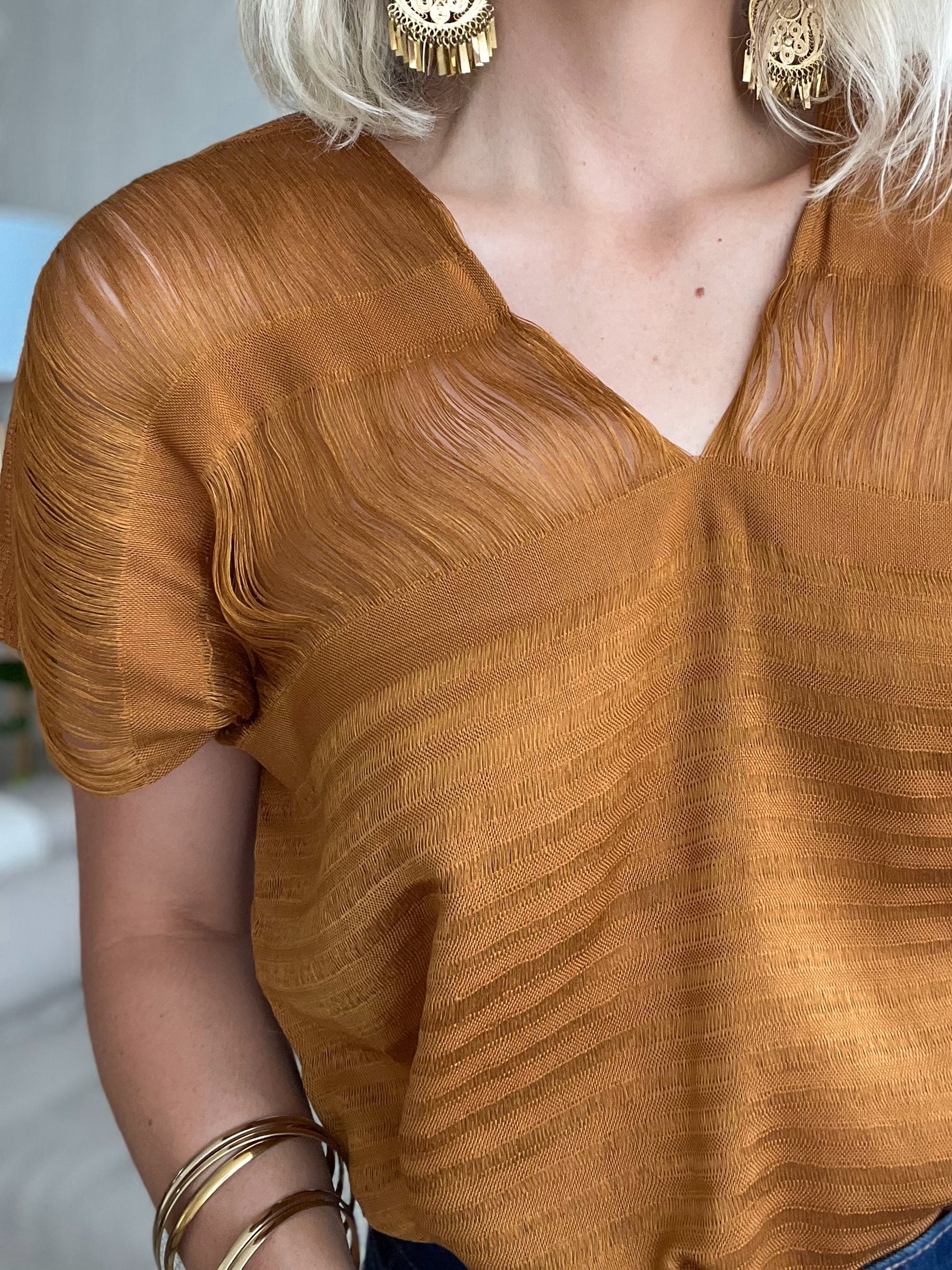Blusa Deshilada