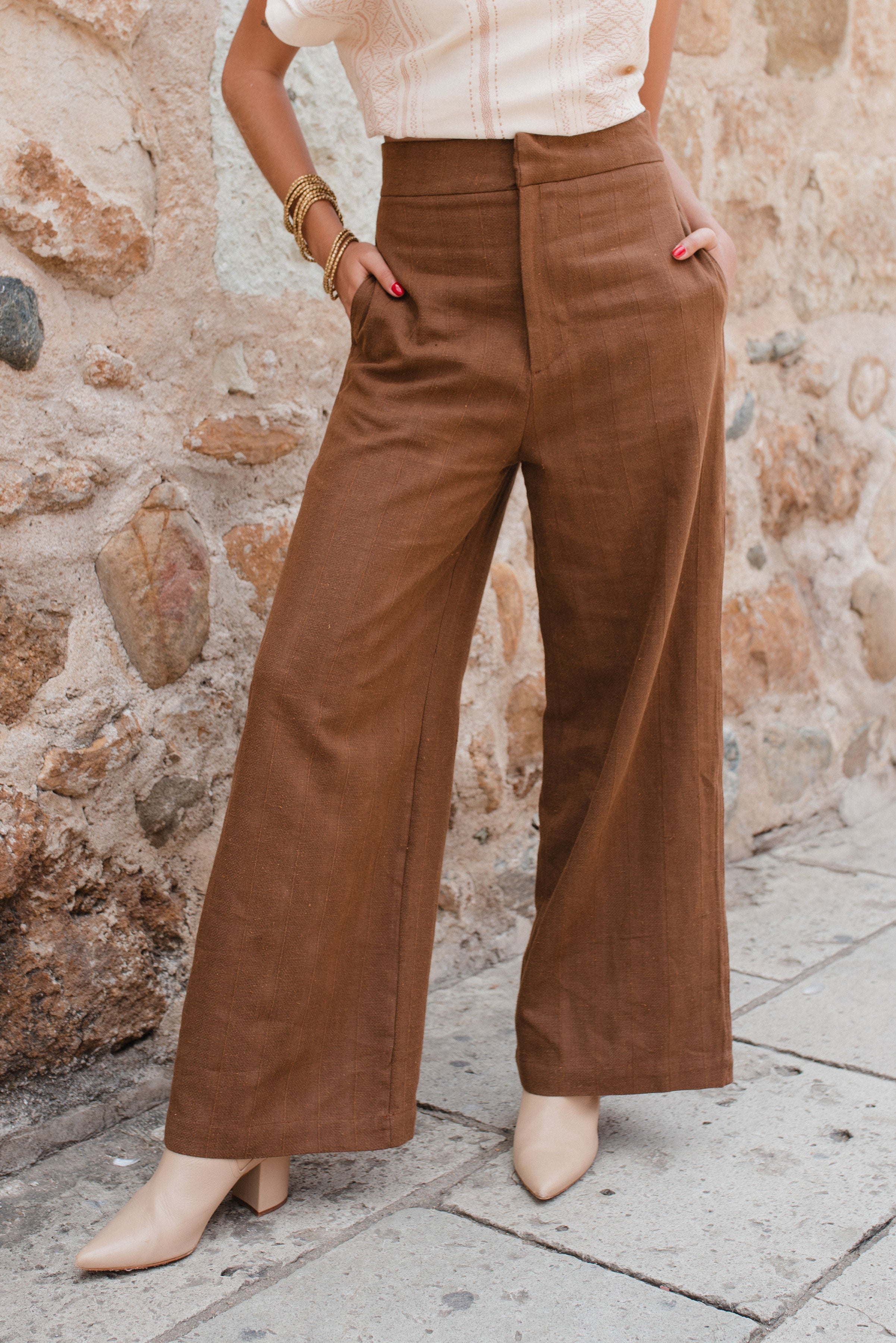 Pantalón Aceptación Caramelo