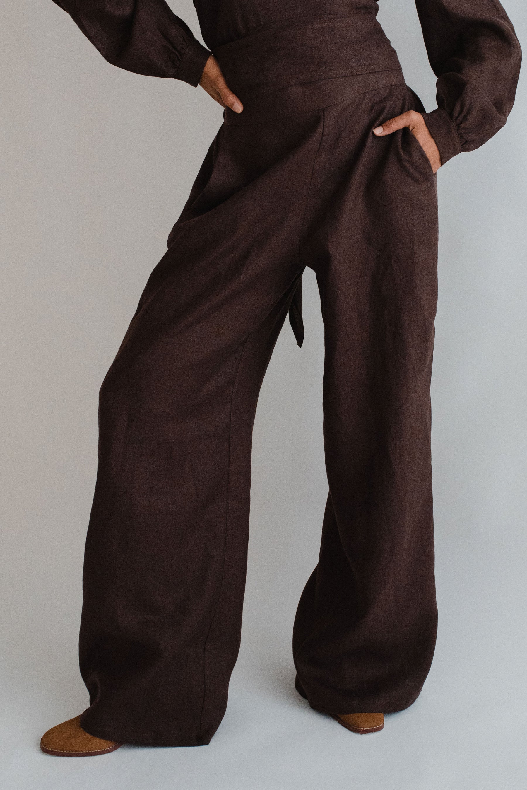 Chocolate Palazzo Pants